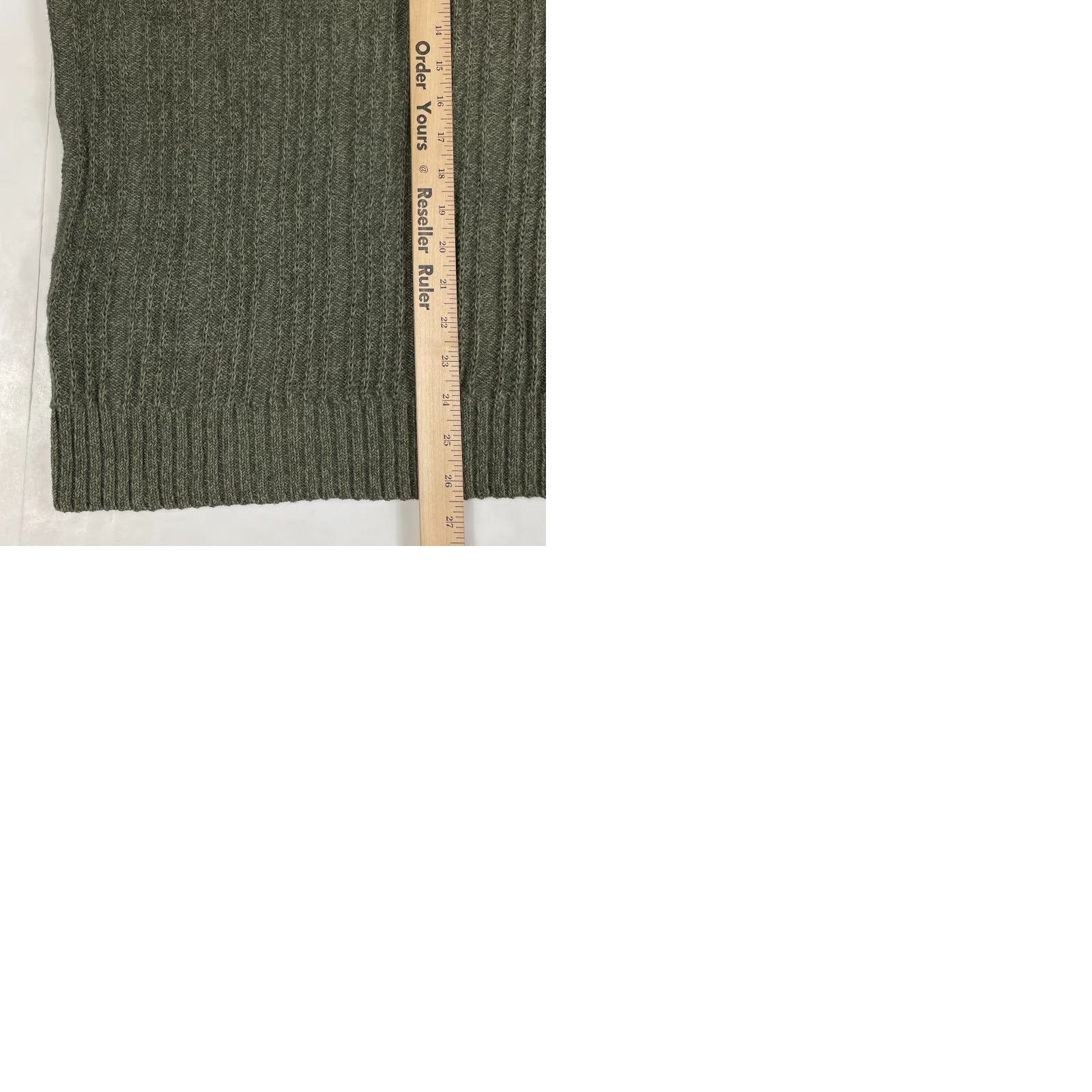 Vintage VINTAGE Woolrich Sweater Mens Medium Green Ramie V Neck Pullover Golf Hiking Outdoor Size US M / EU 48-50 / 2 - 9 Thumbnail