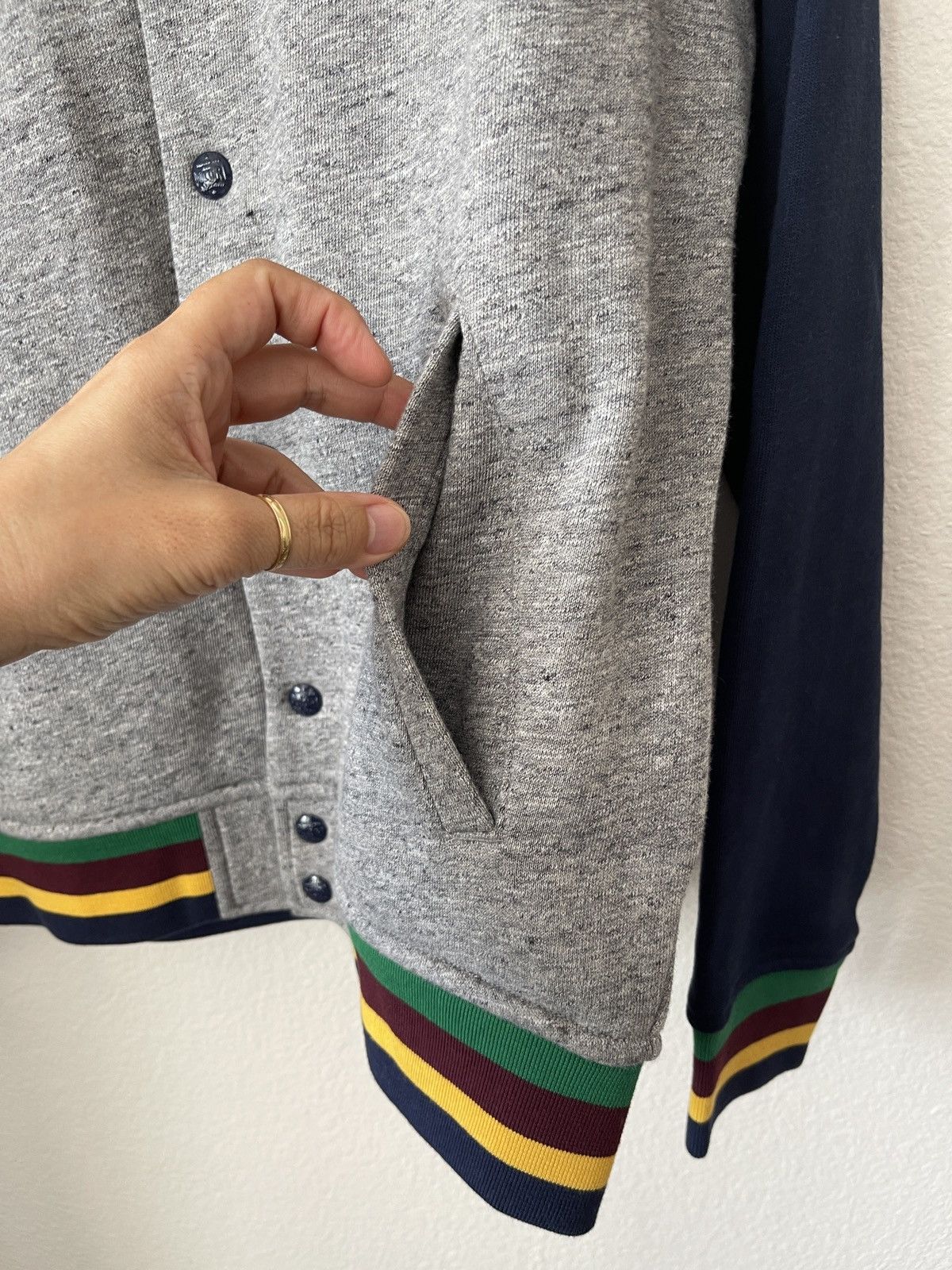 Polo Ralph Lauren Polo Ralph Lauren Dark Vintage Heather Laurel Crest Fleece Size US S / EU 44-46 / 1 - 6 Thumbnail