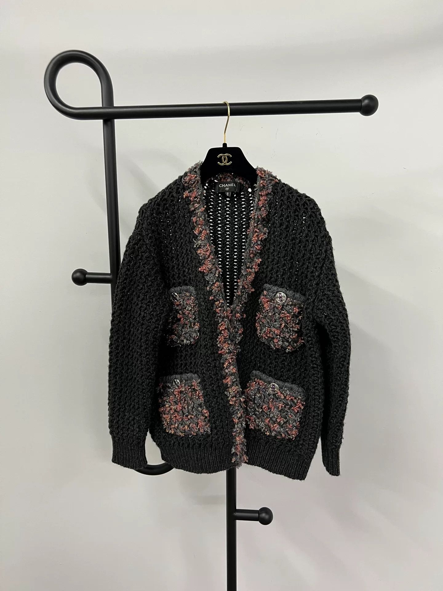 Chanel Chanel 22A Openwork Knit Cardigan Size XS / US 0-2 / IT 36-38 - 1 Thumbnail