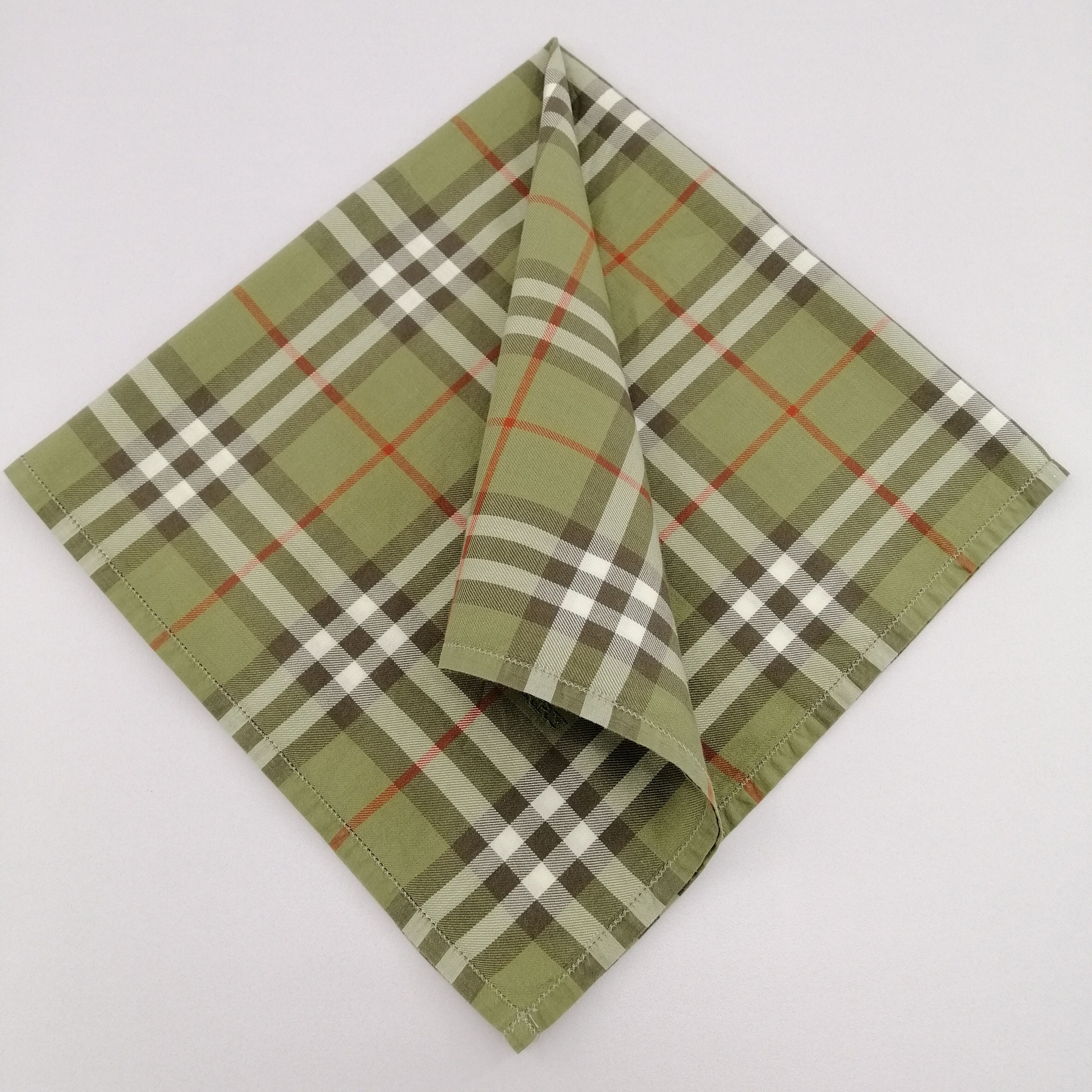 Burberry × Vintage Burberry Handkerchief/Neckerchief/Bandana-KD3147 Size ONE SIZE - 1 Thumbnail