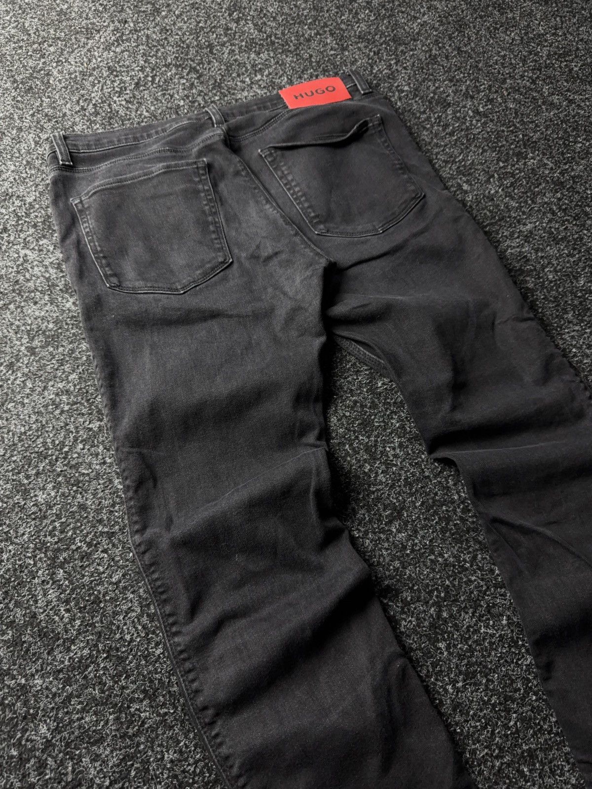 Hugo Boss Luxury 00s Y2K HUGO Boss 1734 black Slim fit denim jeans Size US 32 / EU 48 - 14 Thumbnail