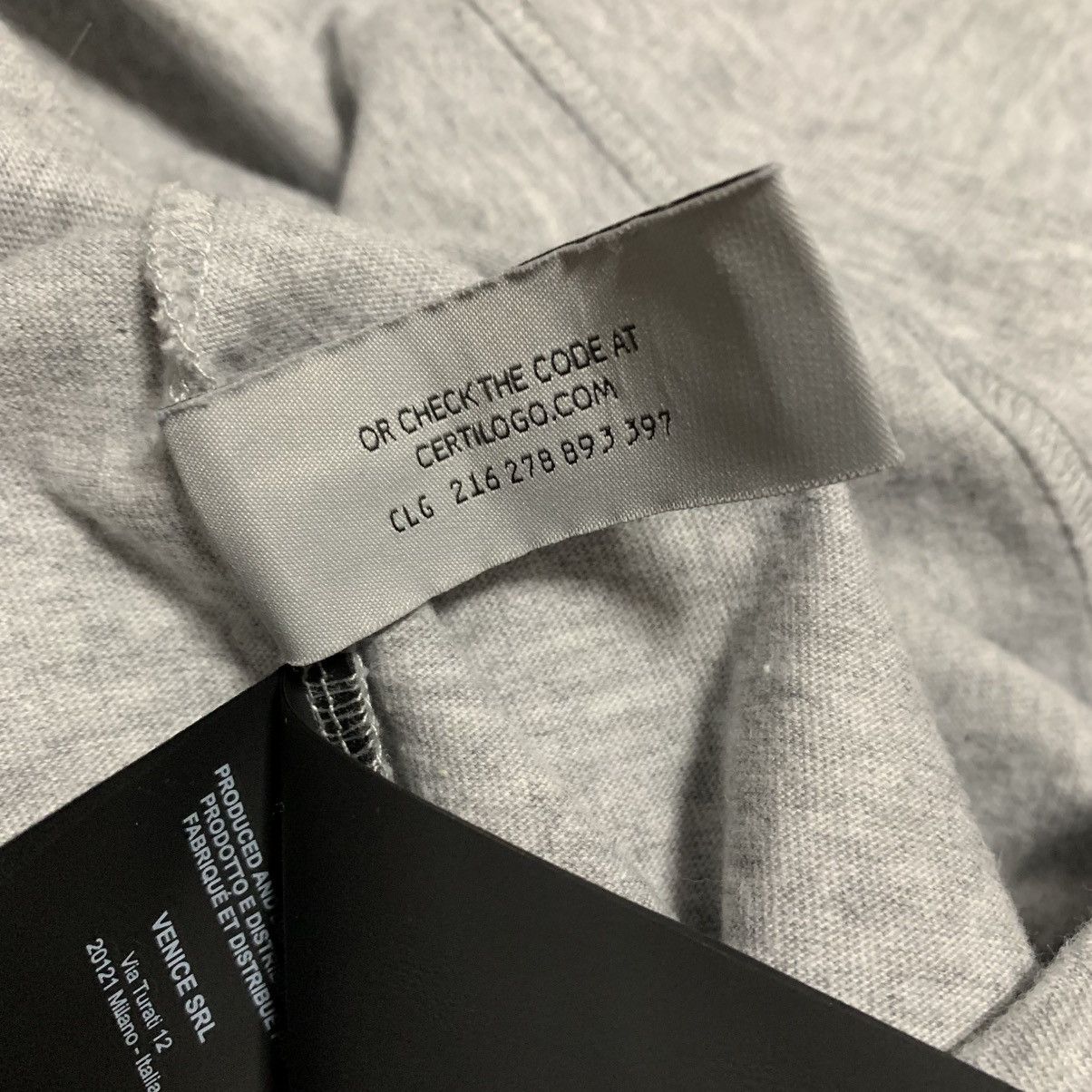 Palm Angels Palm Angels Small Logo Classic Grey Tee Size US S / EU 44-46 / 1 - 8 Thumbnail