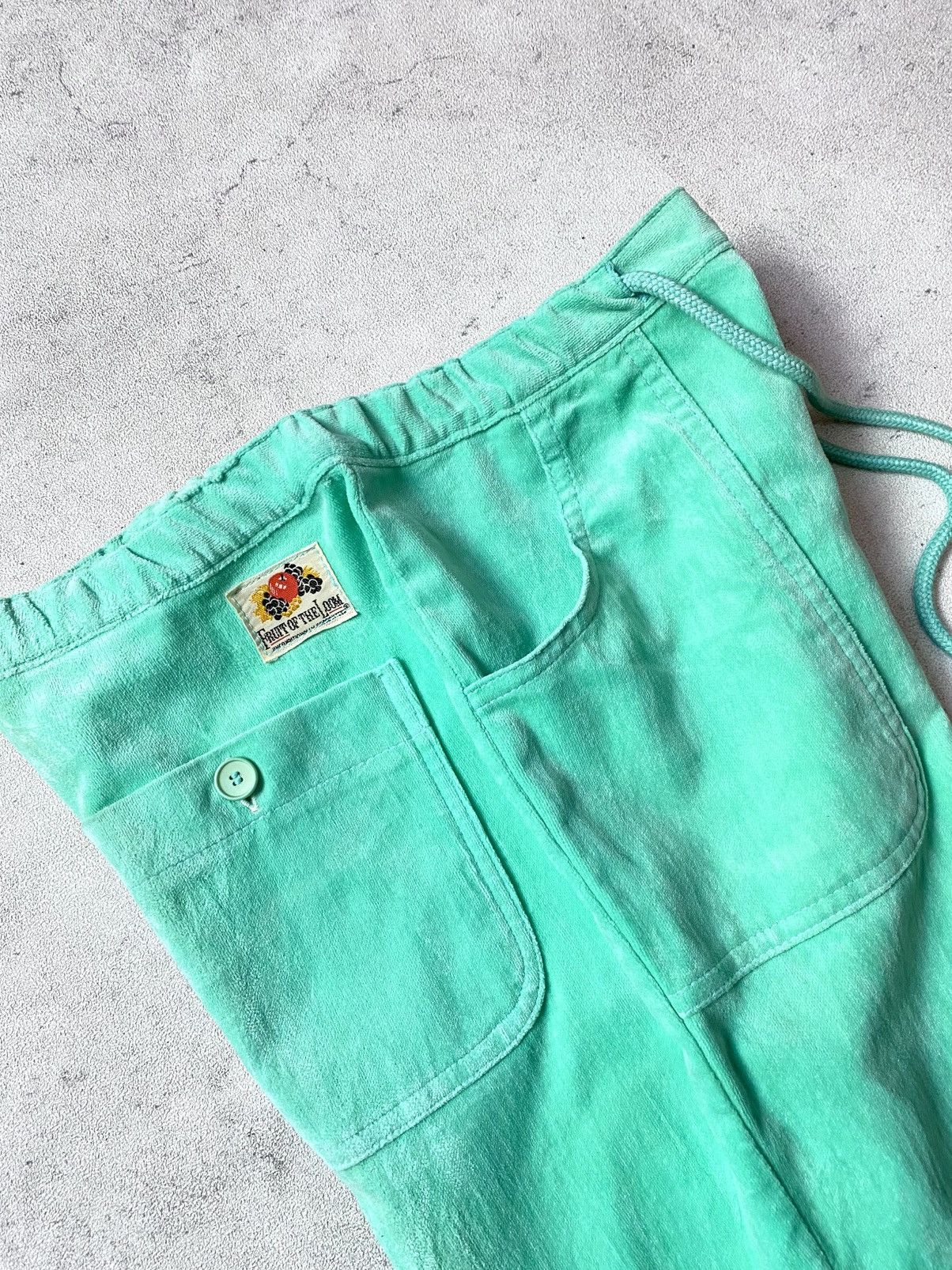 Fruit Of The Loom Vintage 60s Fruit of the loom x Edwin Suede Flared Pants Size US 29 - 7 Thumbnail