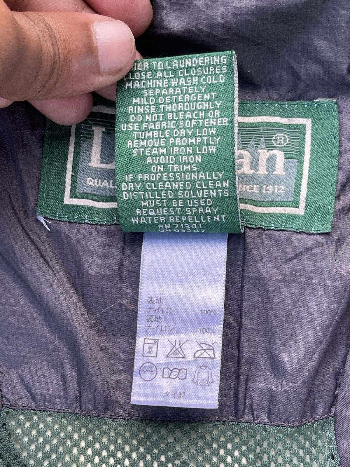 Goretex × L.L. Bean Vtg L.L.Bean x Gore-Tex Waterproof Windbreaker Hoodie Jacket Size US S / EU 44-46 / 1 - 14 Thumbnail