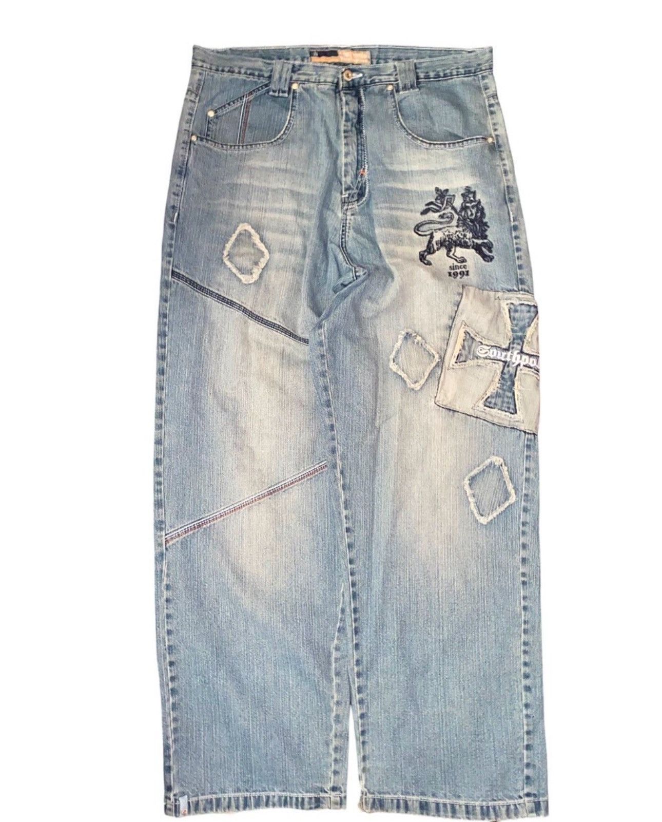 Southpole × Vintage SOUTHPOLE LION EMBROIDERY Size US 36 / EU 52 - 1 Thumbnail