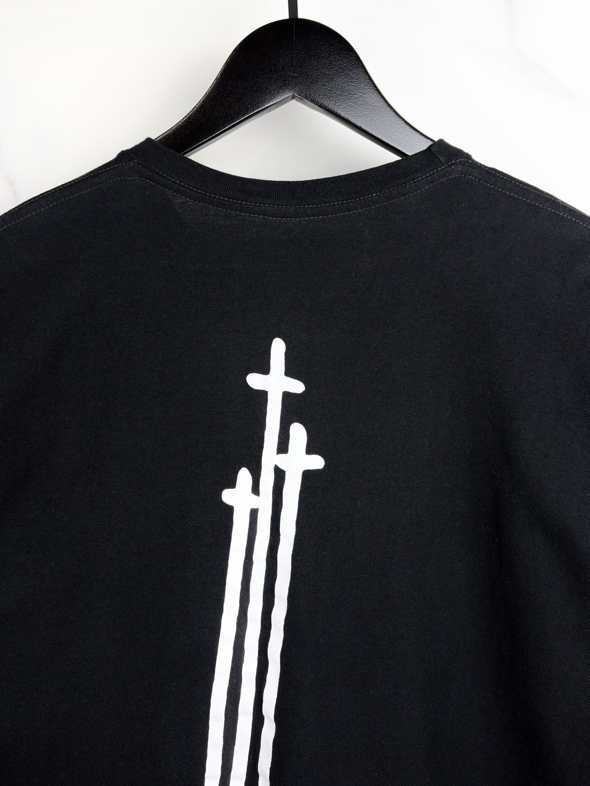 Chrome Hearts Chrome Hearts Vintage RS3 Triple Cross Logo Pocket Tshirt Size US XL / EU 56 / 4 - 5 Thumbnail