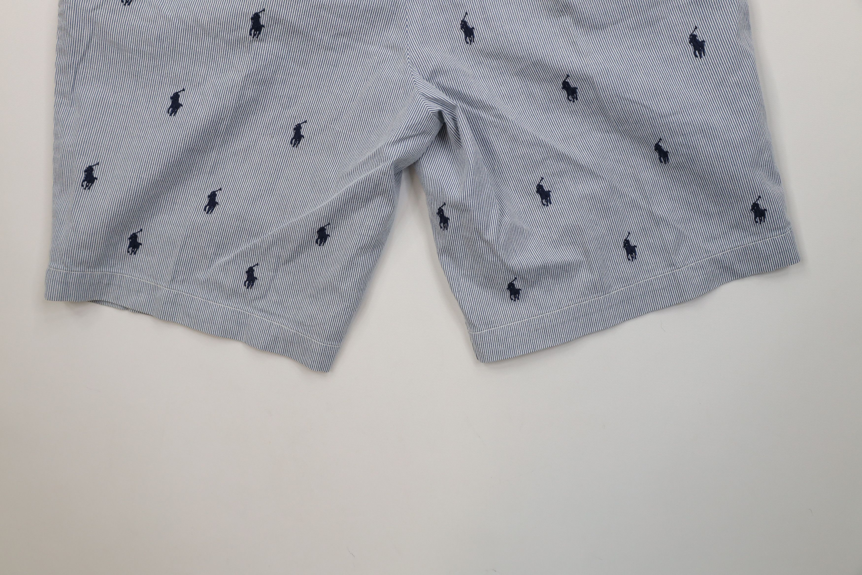 Polo Ralph Lauren Vintage Ralph Lauren Pony All Over Print Chino Shorts Size US 33 - 11 Thumbnail