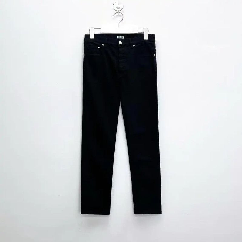 Kenzo KENZO Black Logo Denim Pants for Women 0089 Size 23" - 1 Thumbnail