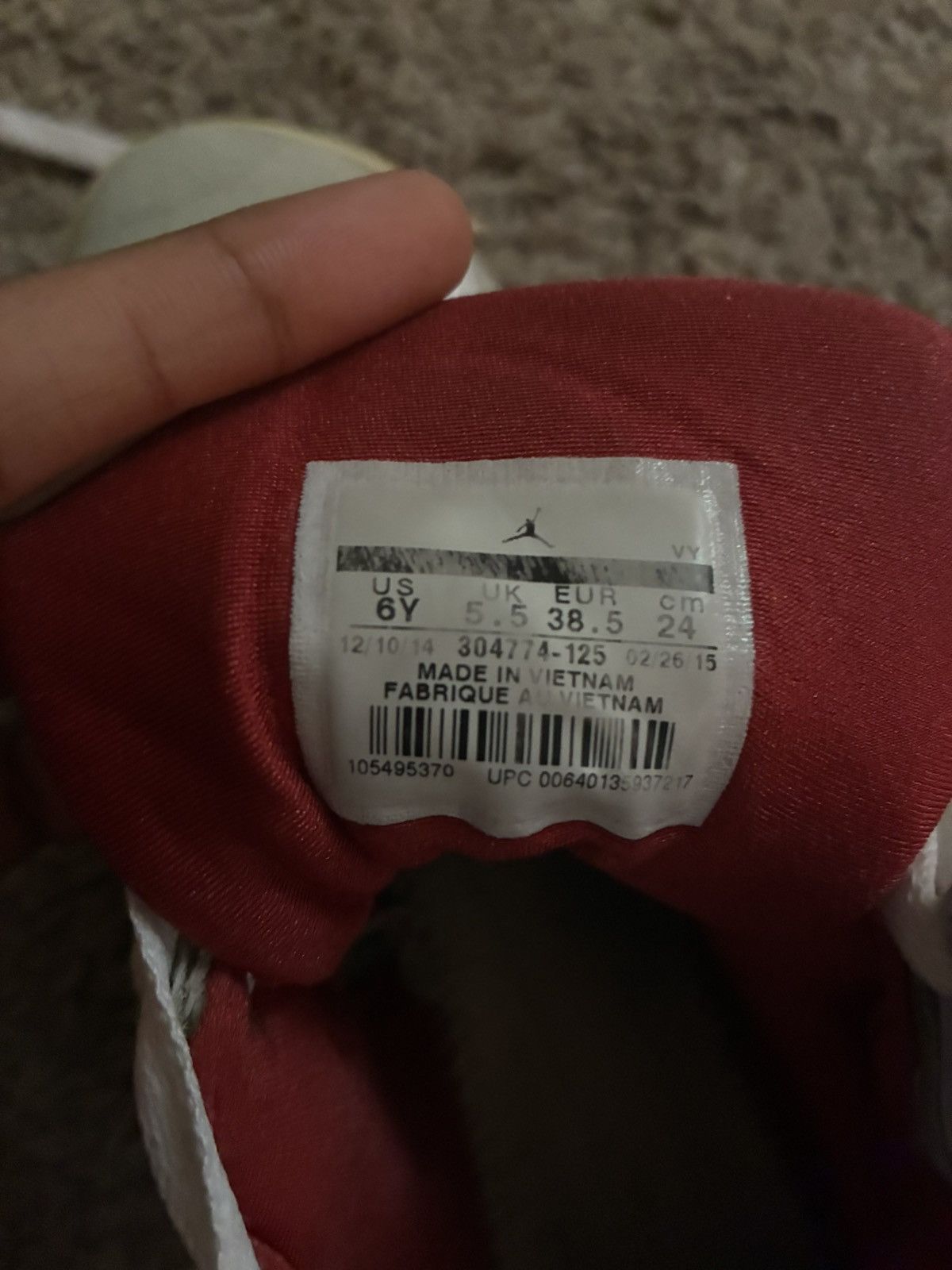 Jordan Brand Air Jordan 7 Retro ‘Hare’ Size US 6 / EU 39 - 6 Thumbnail
