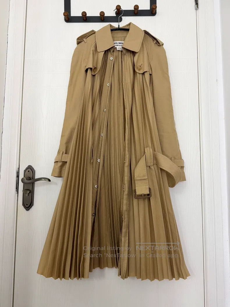 Junya Watanabe Junya Watanabe Pleated Trench Coat Size S / US 4 / IT 40 - 1 Thumbnail