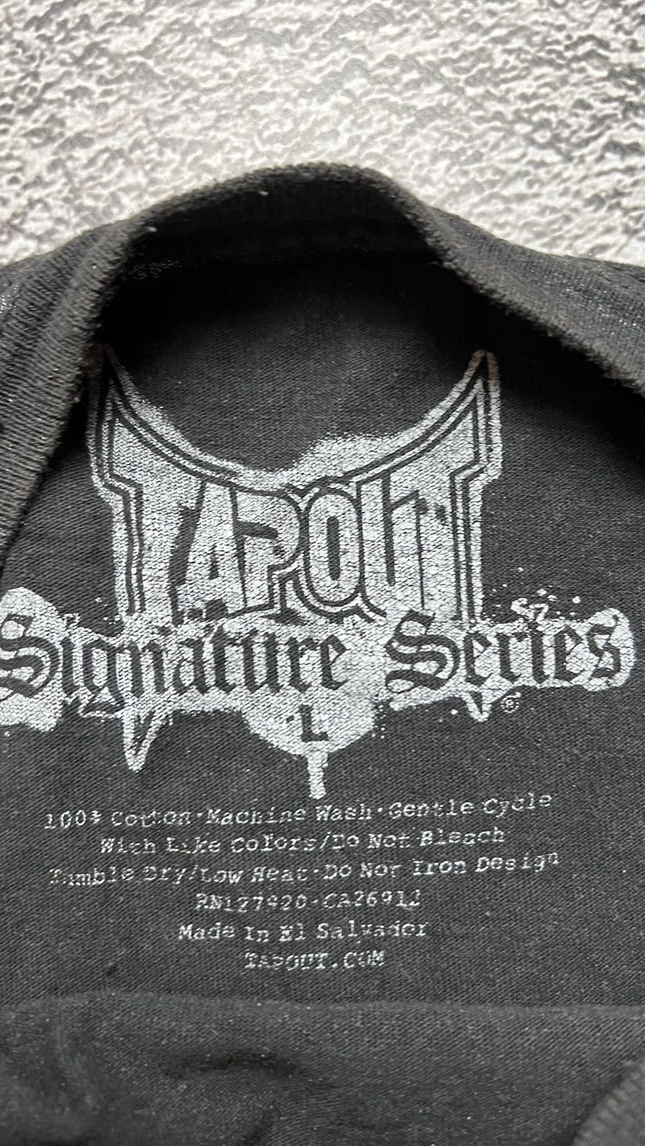 Tapout Y2K tapout signature series overprinted affliction style tee Size US L / EU 52-54 / 3 - 6 Thumbnail