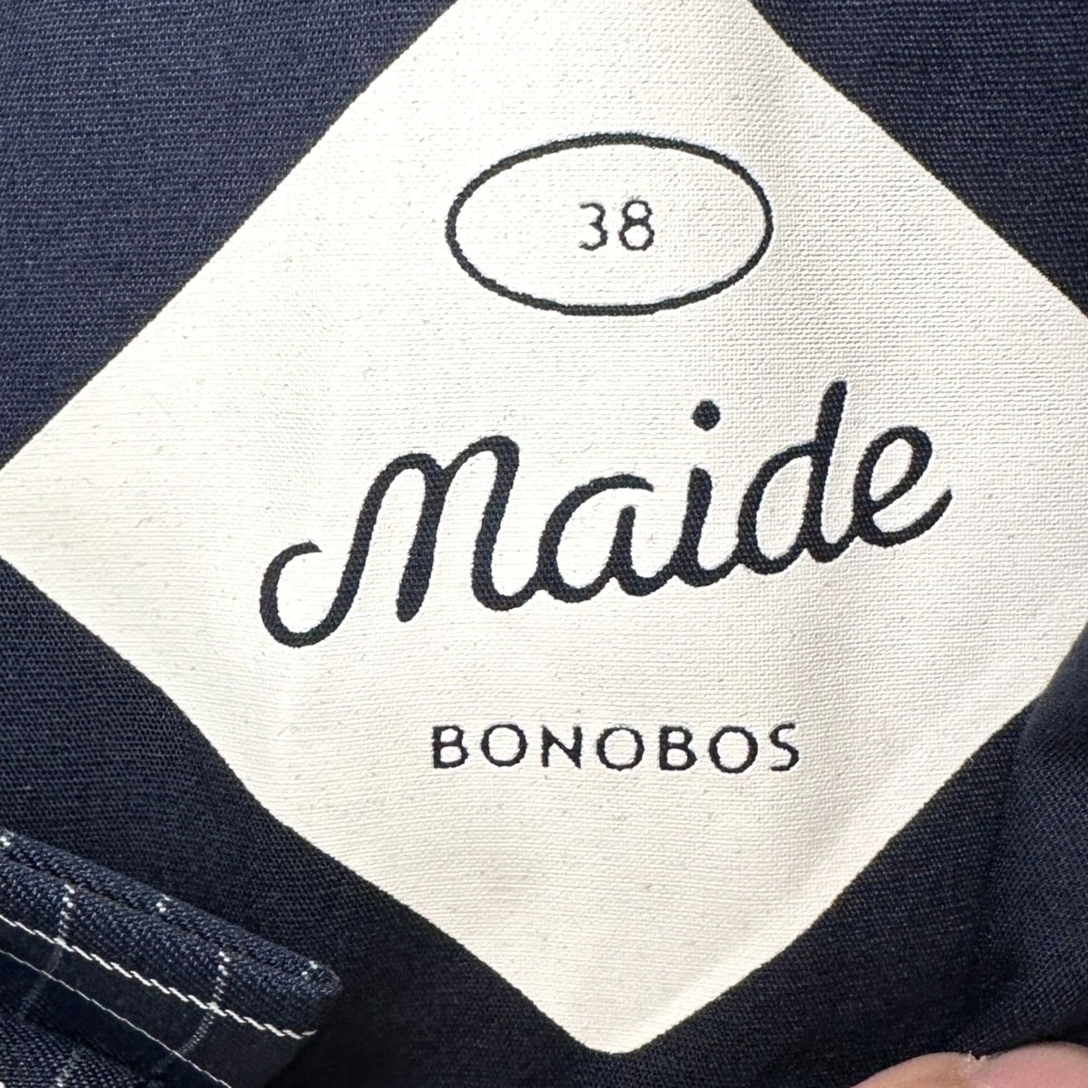 Bonobos Bonobos Maide Mens Chino Golf Shorts 38 Blue White Plaid Flat Front Casual NEW Size US 38 / EU 54 - 3 Thumbnail