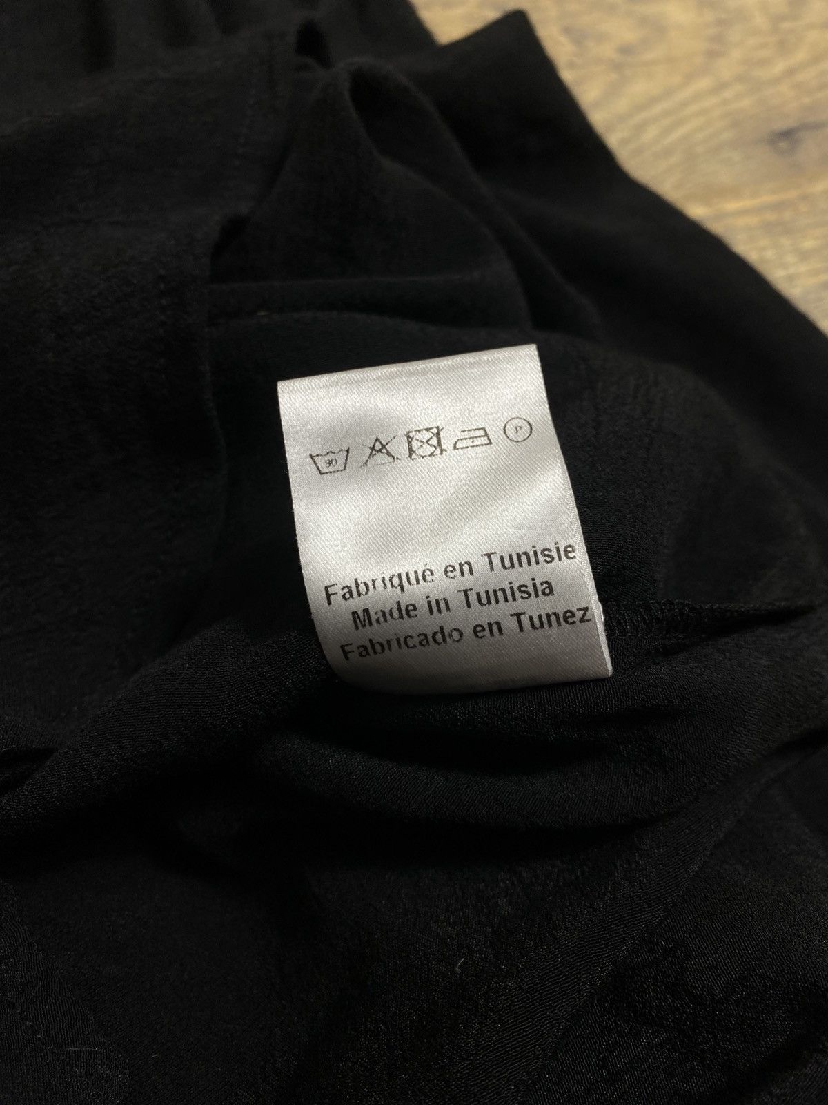 Sandro Sandro Paris Black Button-Up V-Neck Rayon Blouse Top Size S / US 4 / IT 40 - 4 Thumbnail