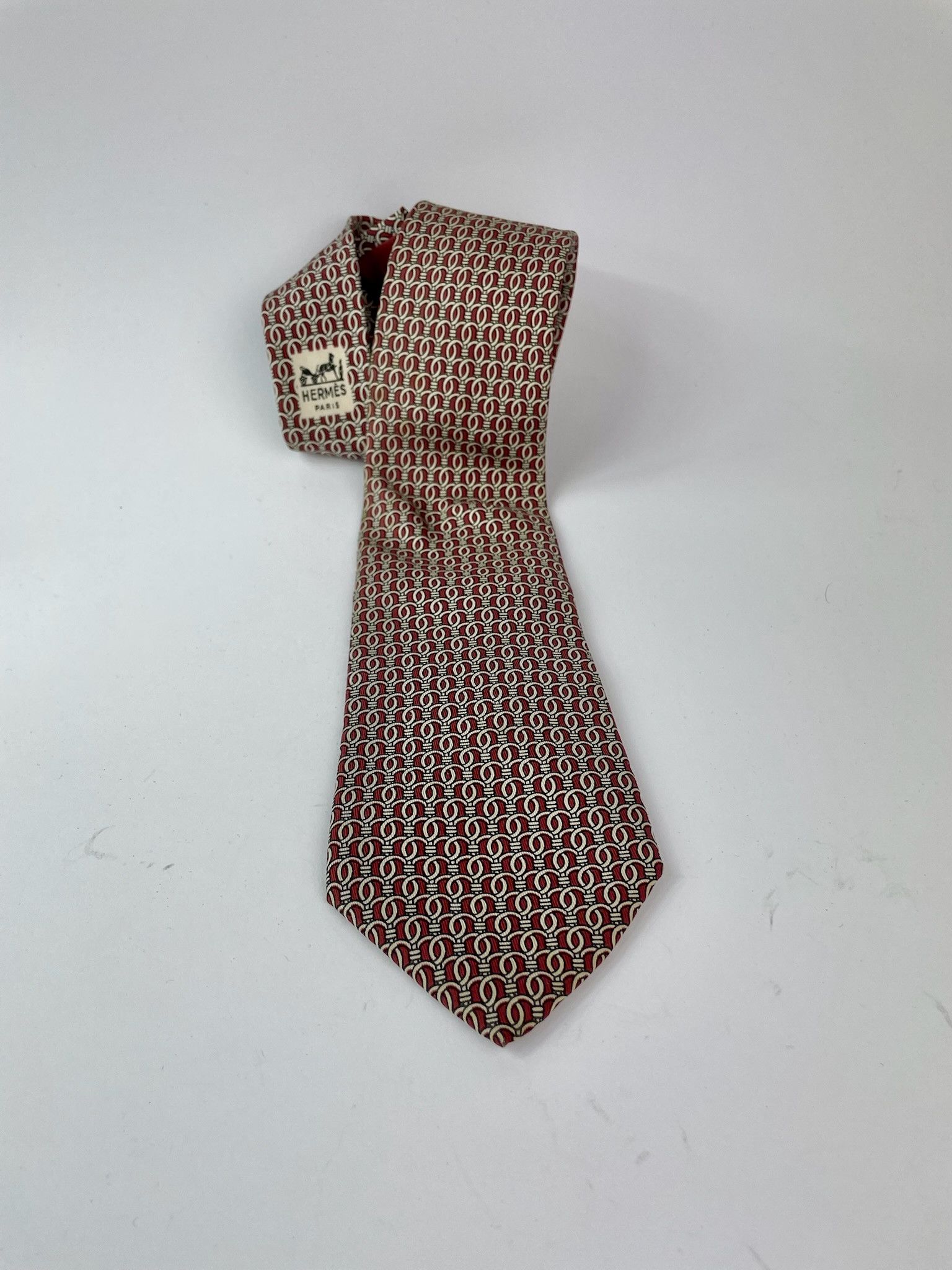 Hermes rope print silk tie Size ONE SIZE - 1 Thumbnail