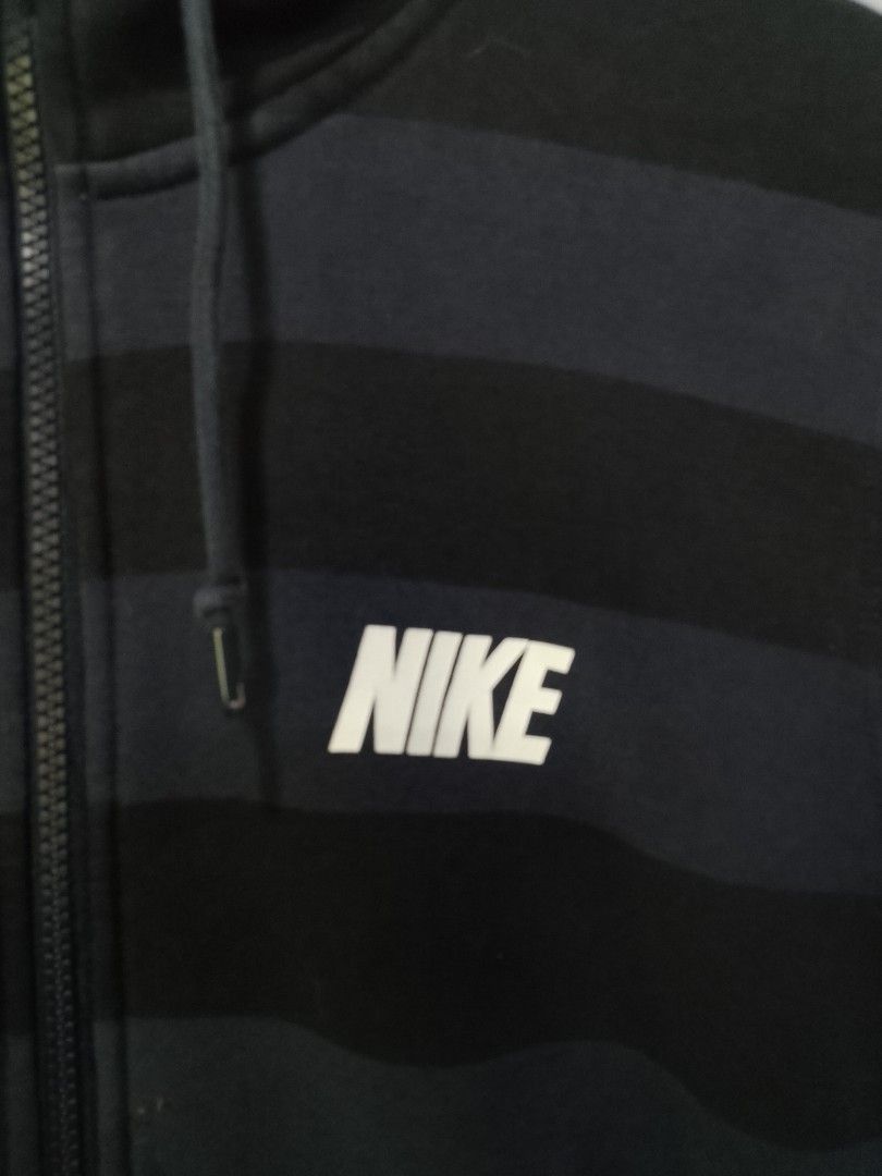 Nike Nike Stripe Zipper Hoodie Size US M / EU 48-50 / 2 - 3 Thumbnail