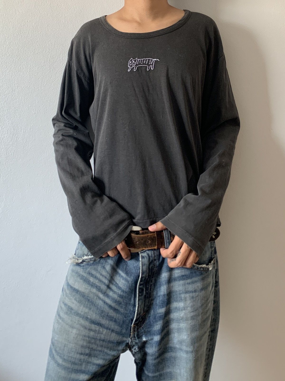 Issey Miyake Sun Faded Vintage 80s Issey Miyake Hai Sporting Gear Tee Size US M / EU 48-50 / 2 - 3 Thumbnail