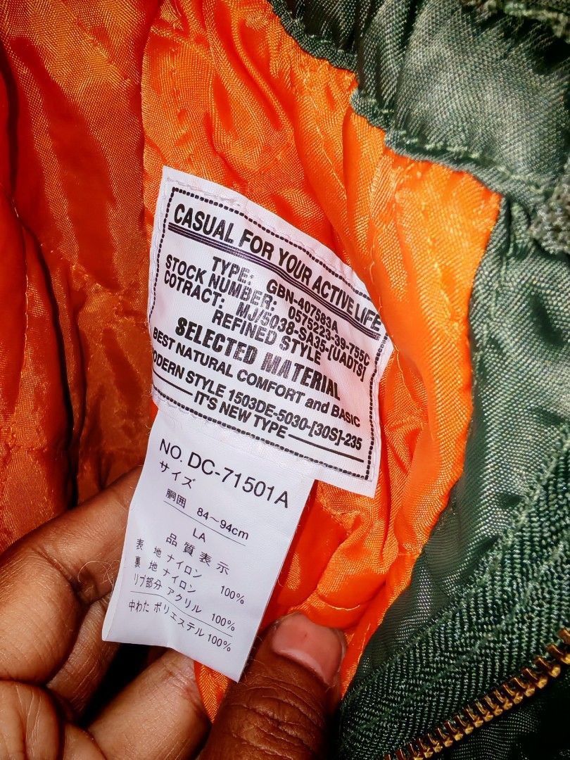 Vintage Archive MA-1 Flight Pants – Chapman Orange Lining Size US 30 / EU 46 - 10 Thumbnail