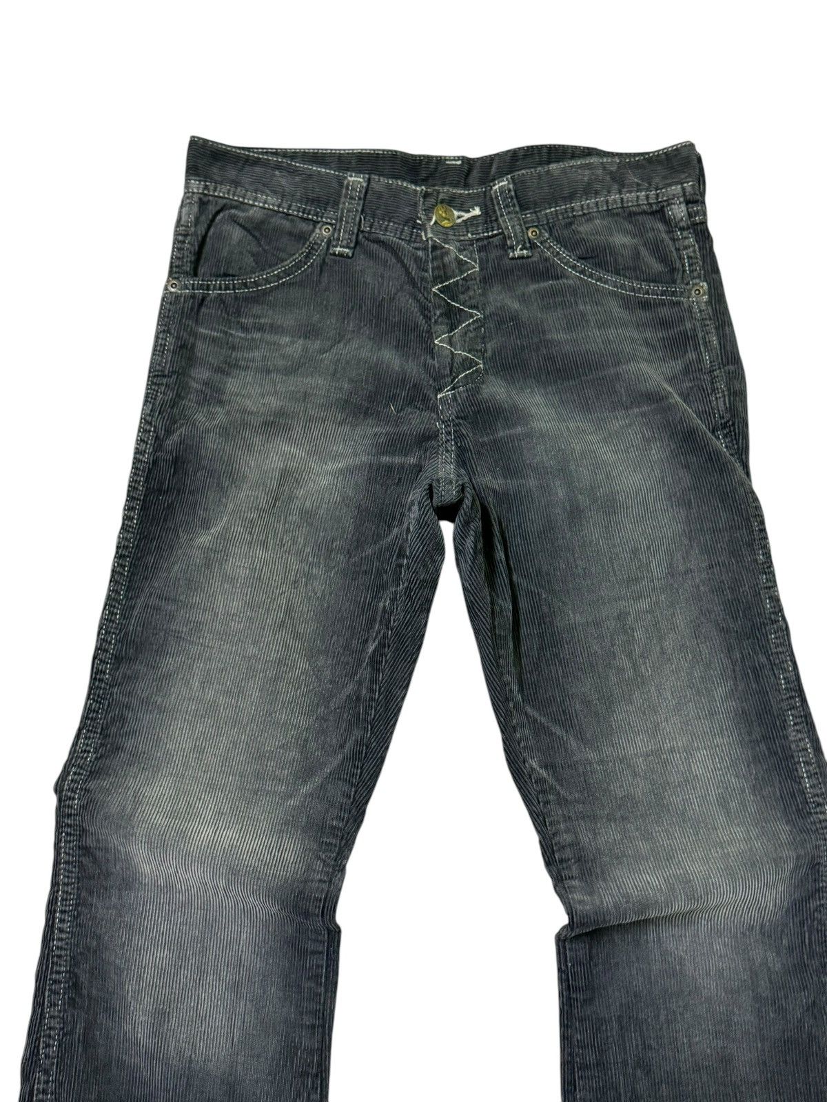 Hysteric Glamour × Lee VINTAGE LEE CORDUROY BLACK FADED Size US 27 - 3 Thumbnail