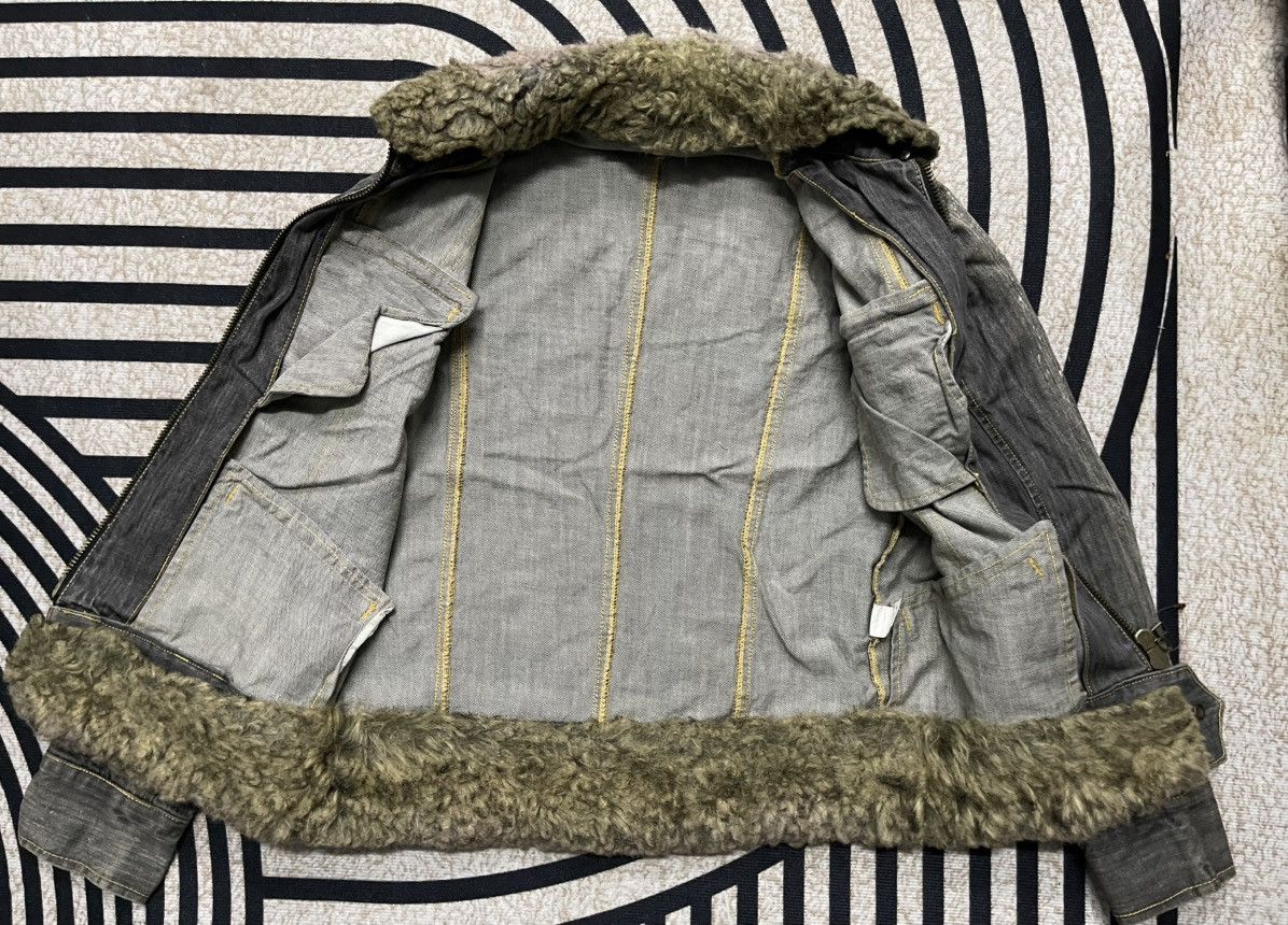 If Six Was Nine × In The Attic × Japanese Brand 2000s L.G.B STYLE DENIM BLEACH JACKET RARE DESIGN Size US M / EU 48-50 / 2 - 11 Thumbnail