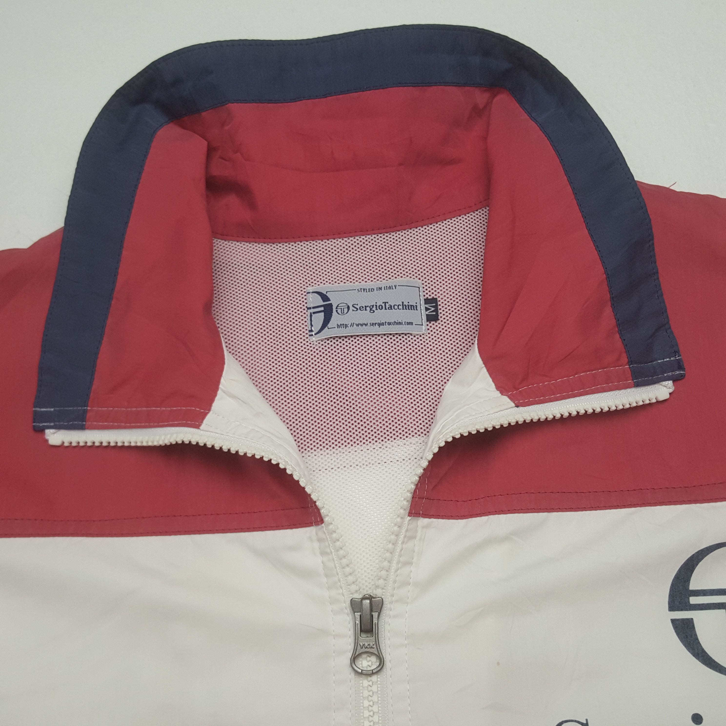 Sergio Tacchini Vintage Sergio Tacchini Tennis Windbreaker Jacket C314N12 Size US L / EU 52-54 / 3 - 4 Thumbnail