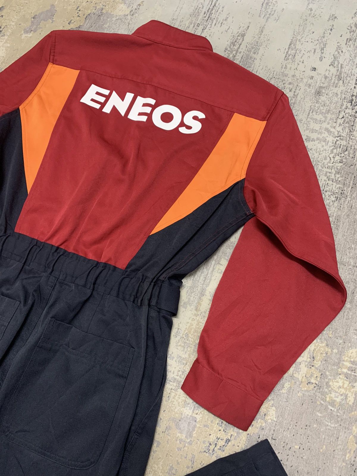 Japanese Brand Vintage Japanese ENEOS Coverall Jumpsuit Initial D Size US 33 - 13 Thumbnail