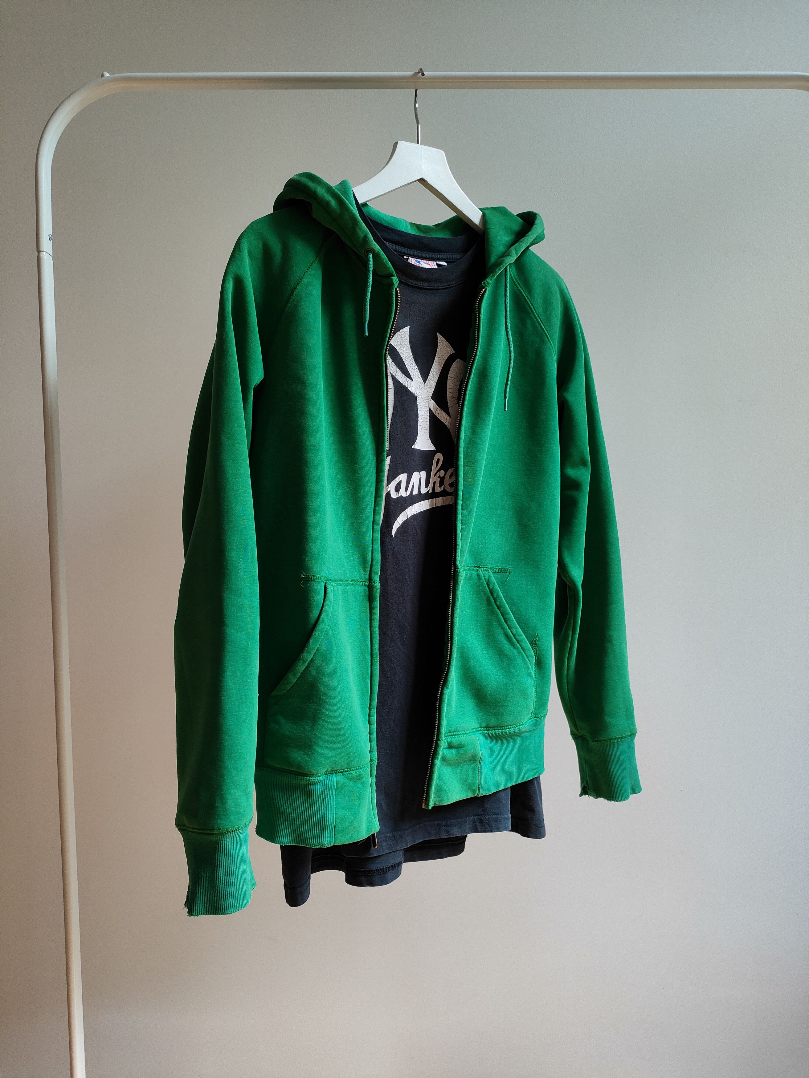 Carhartt Carhartt Hooded Chase Jacket Distressed Green Hoodie Size US S / EU 44-46 / 1 - 4 Thumbnail
