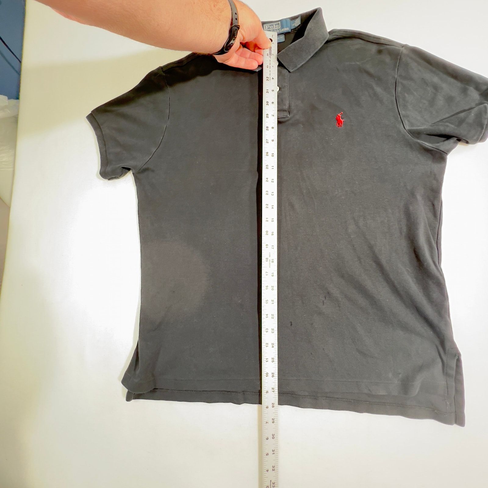 Polo Ralph Lauren Polo Ralph Lauren Henley Polo Shirt Men L Custom Fit Black Size US L / EU 52-54 / 3 - 8 Thumbnail