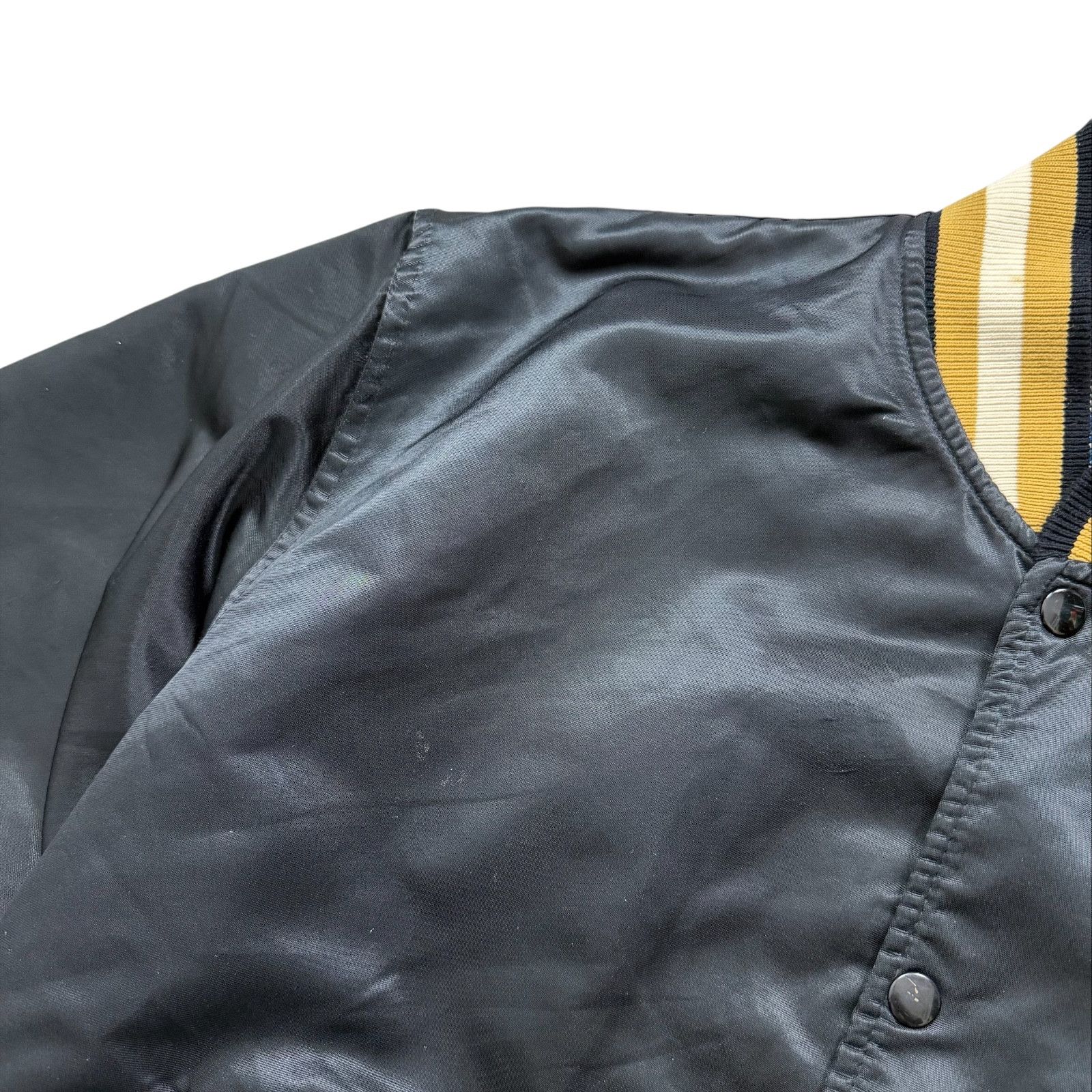 NFL VTG 90s NEW ORLEANS SAINTS SATIN JACKET BOMBER MADE IN USA Size US L / EU 52-54 / 3 - 10 Thumbnail
