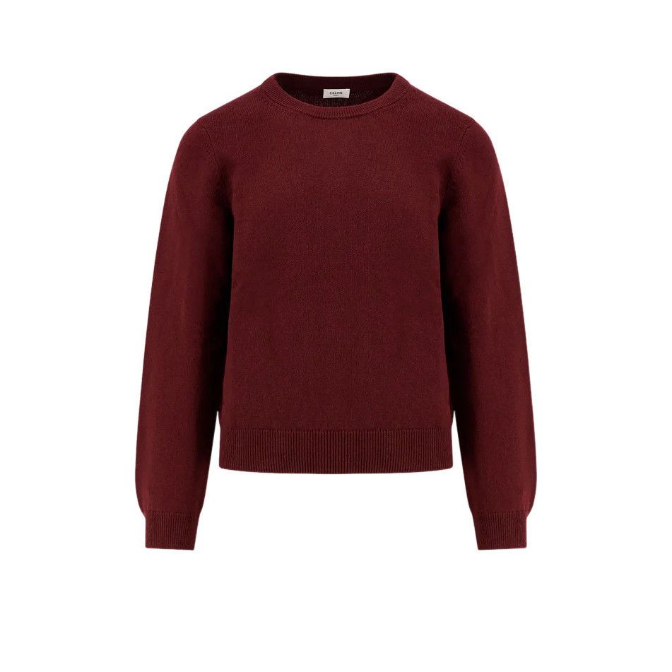 Celine CELINE Red Cashmere Sweater New & Authentic (Men's size:S;) Size US S / EU 44-46 / 1 - 1 Thumbnail