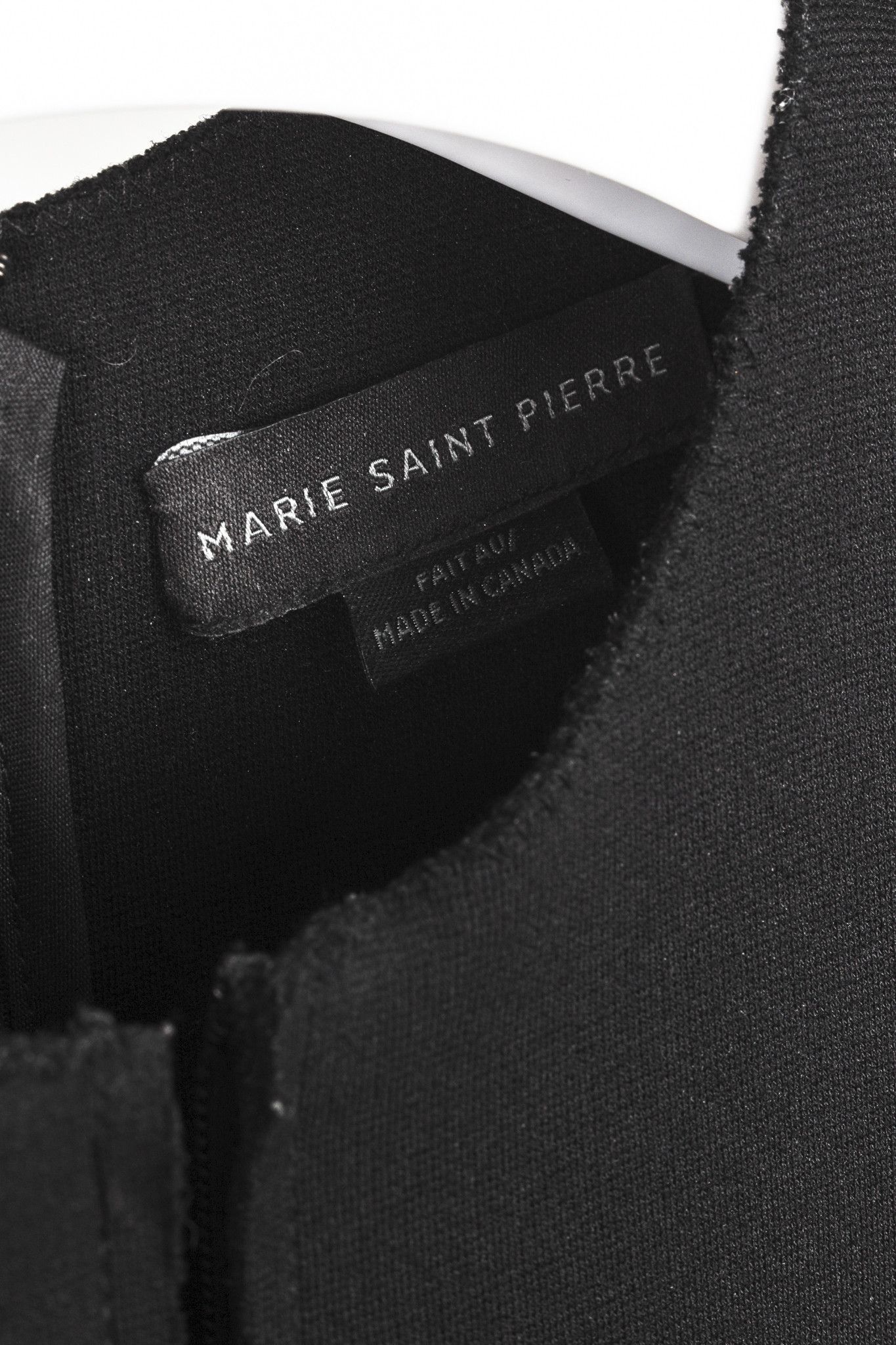 Marie Saint Pierre Marie Saint Pierre Black-Ponte Blue-Sequin Midi-Dress Size S / US 4 / IT 40 - 4 Thumbnail