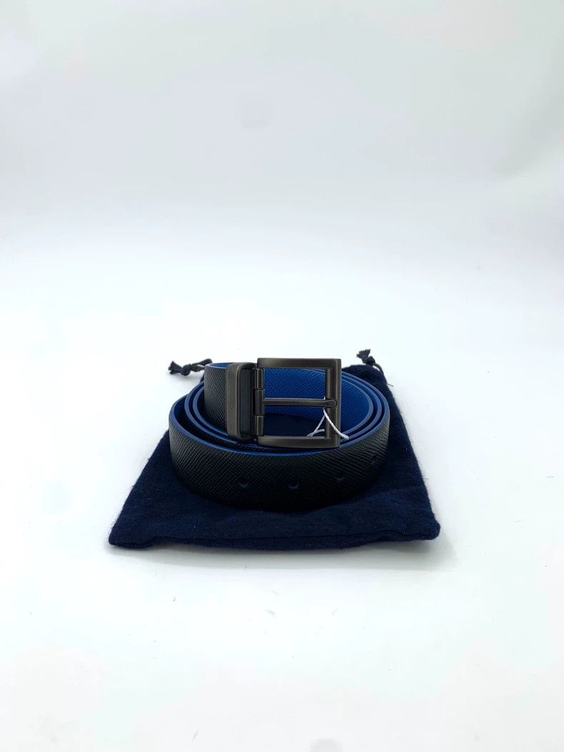 Prada Prada Blue leather double-sided belt 2501-Nextarrow Size ONE SIZE - 8 Thumbnail