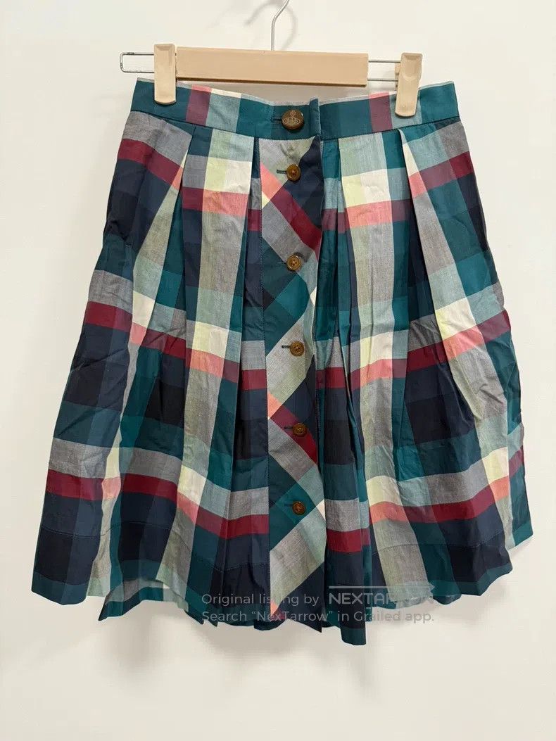 Vivienne Westwood Vivienne Westwood size 1 Striped skirt with a schoolboy chi Size 42" / US 20 - 1 Thumbnail