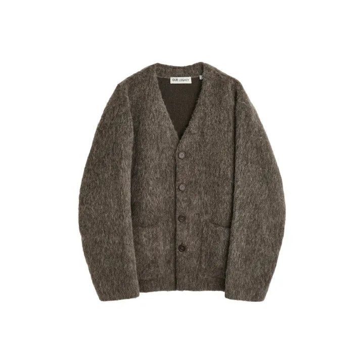 Our Legacy OUR LEGACY Men's V-Neck Knit Sweater 0079 Size US L / EU 52-54 / 3 - 1 Thumbnail
