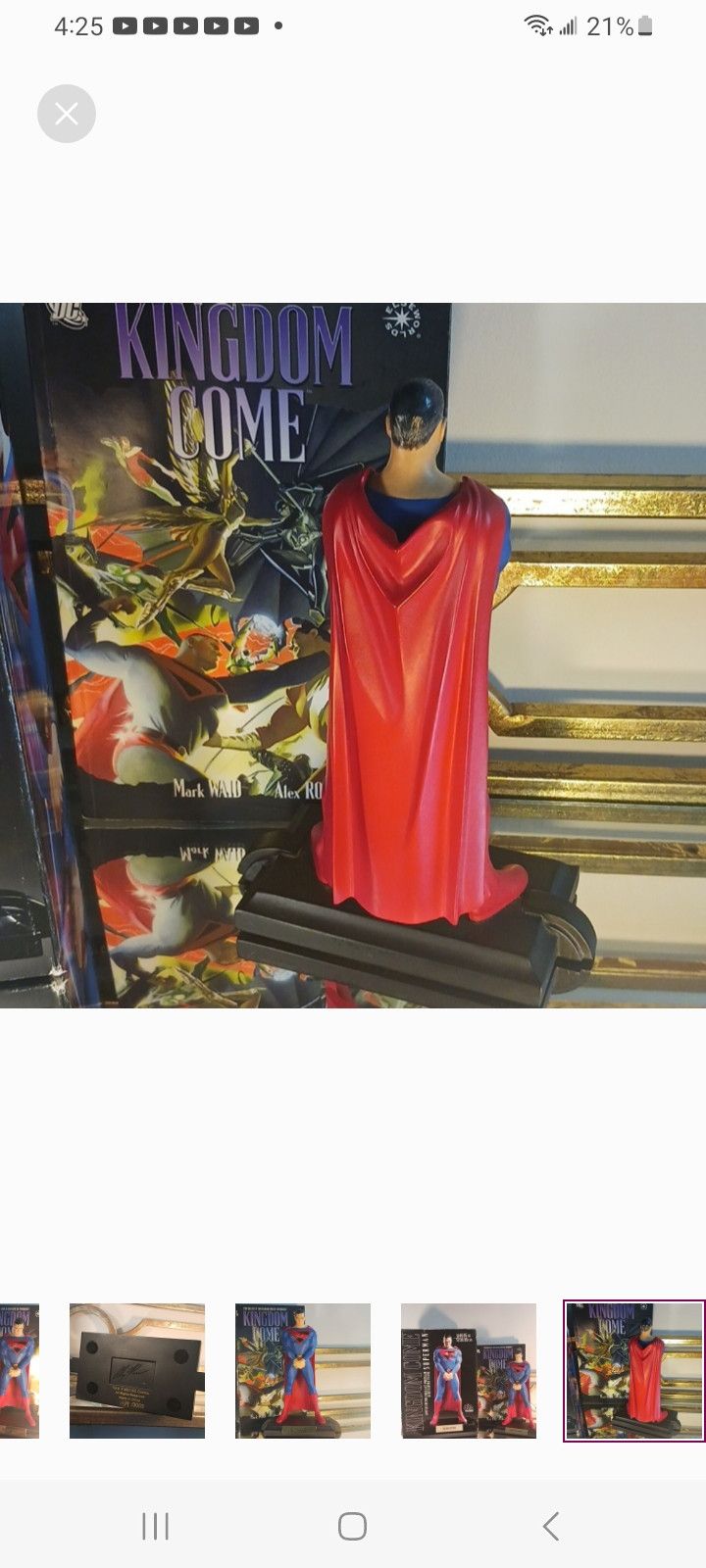 Other 2001 DC DIRECT KINGDOM COME LIMITED EDITION SUPERMAN Size ONE SIZE - 6 Thumbnail
