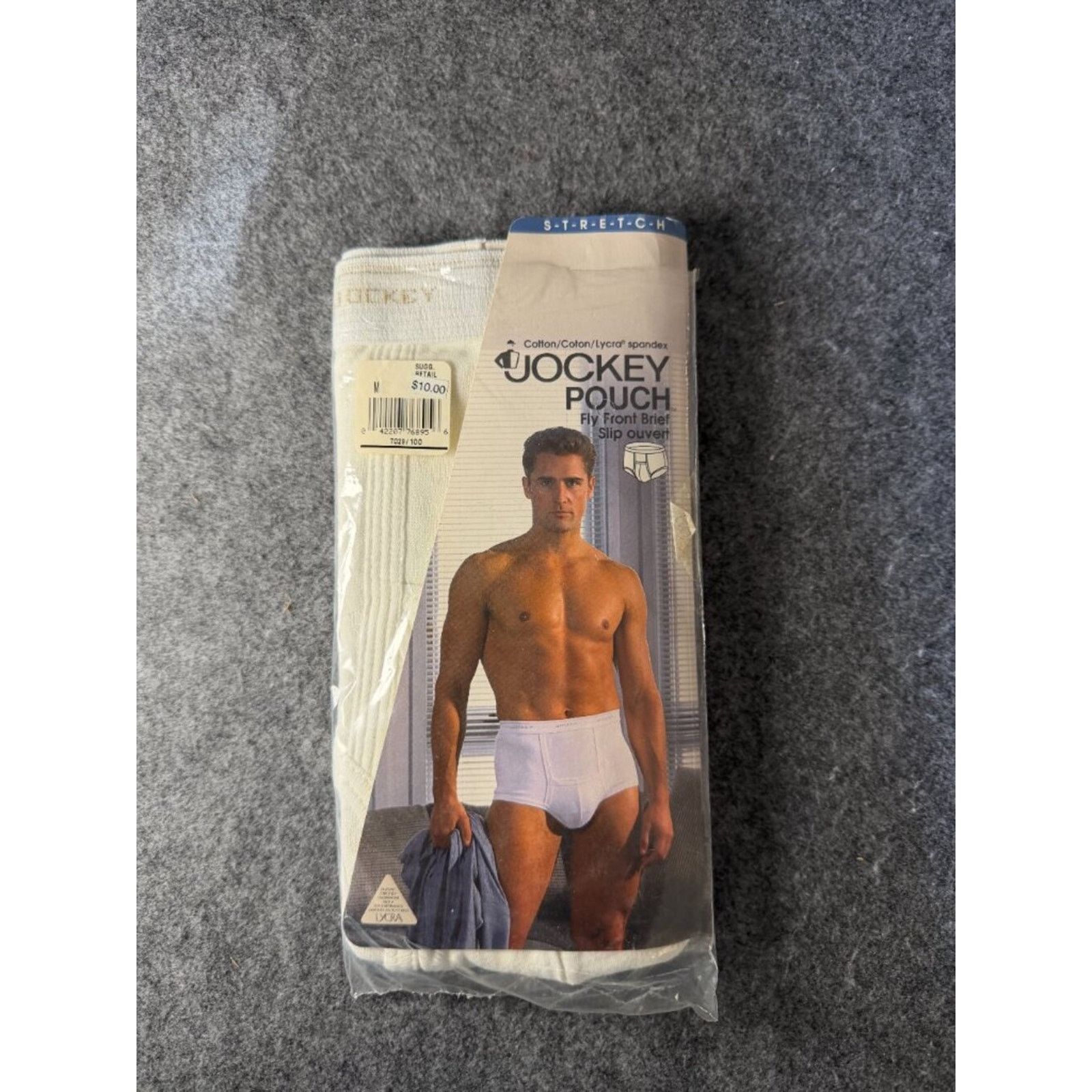 Jockey Jockey Pouch Fly Front Brief White Size Medium New Package Size 32 - 3 Thumbnail