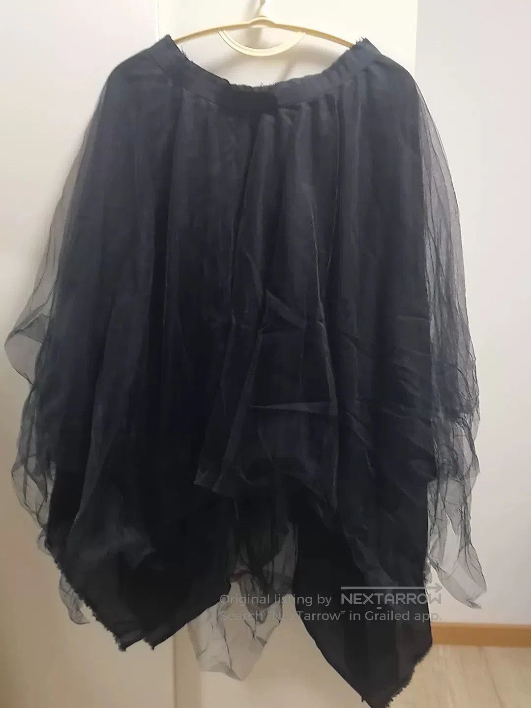 Marc Le Bihan Marc Le Bihan Black Tulle Skirt. Size 35" - 2 Thumbnail