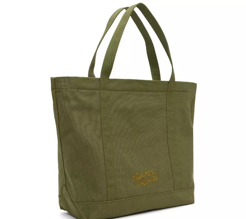 Maison Kitsune MAISON KITSUNÉ Paris FOX HEAD LARGE TOTE Size ONE SIZE - 2 Thumbnail