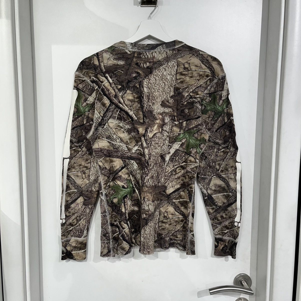 Supreme Hanes Bones Thermal Crew Woodland Camo