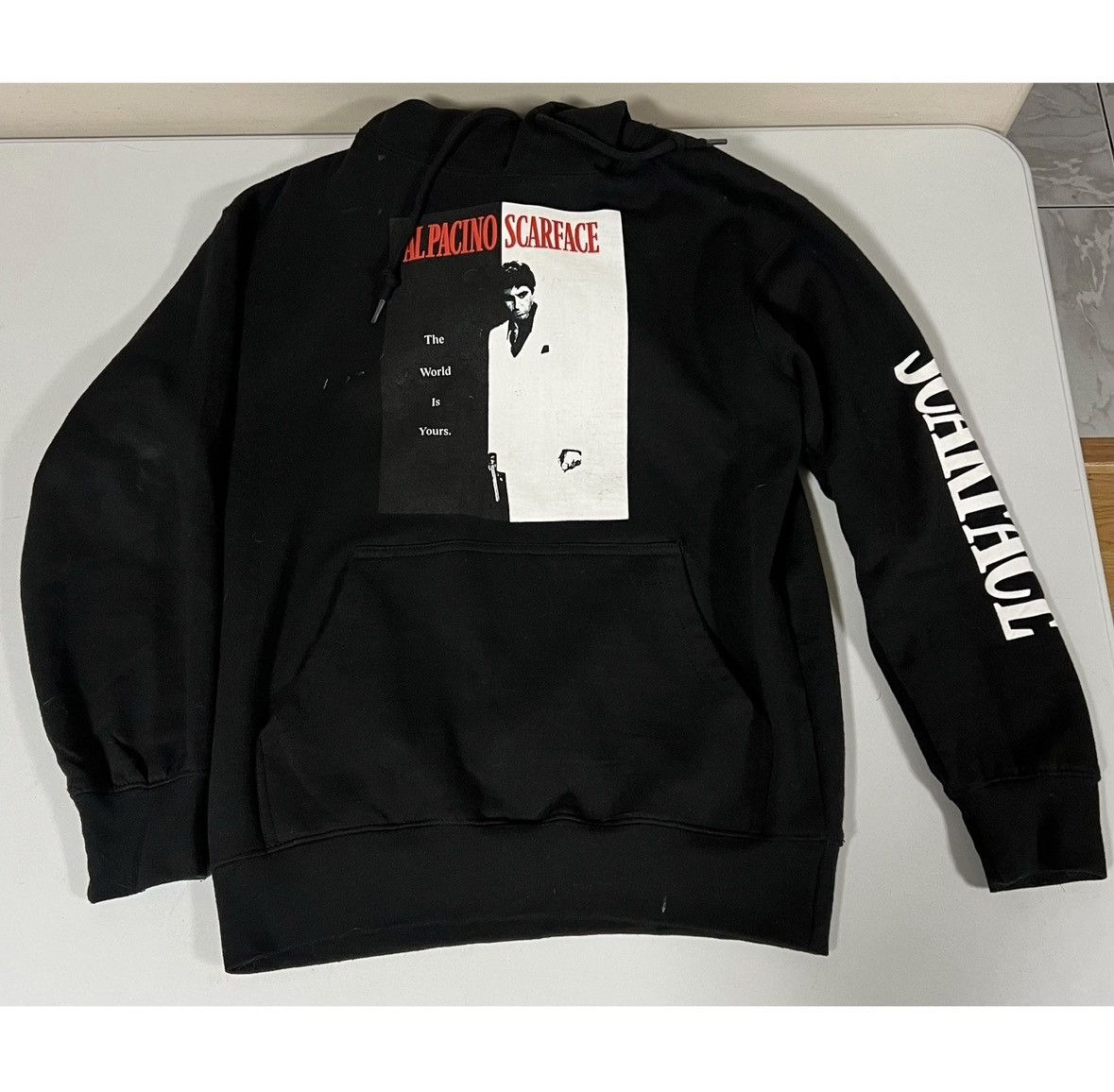 Japanese Brand Black ‘Scarface’ Movie Pullover Sweatshirt Hoodie Size S ♥️🖤 Size US S / EU 44-46 / 1 - 1 Thumbnail