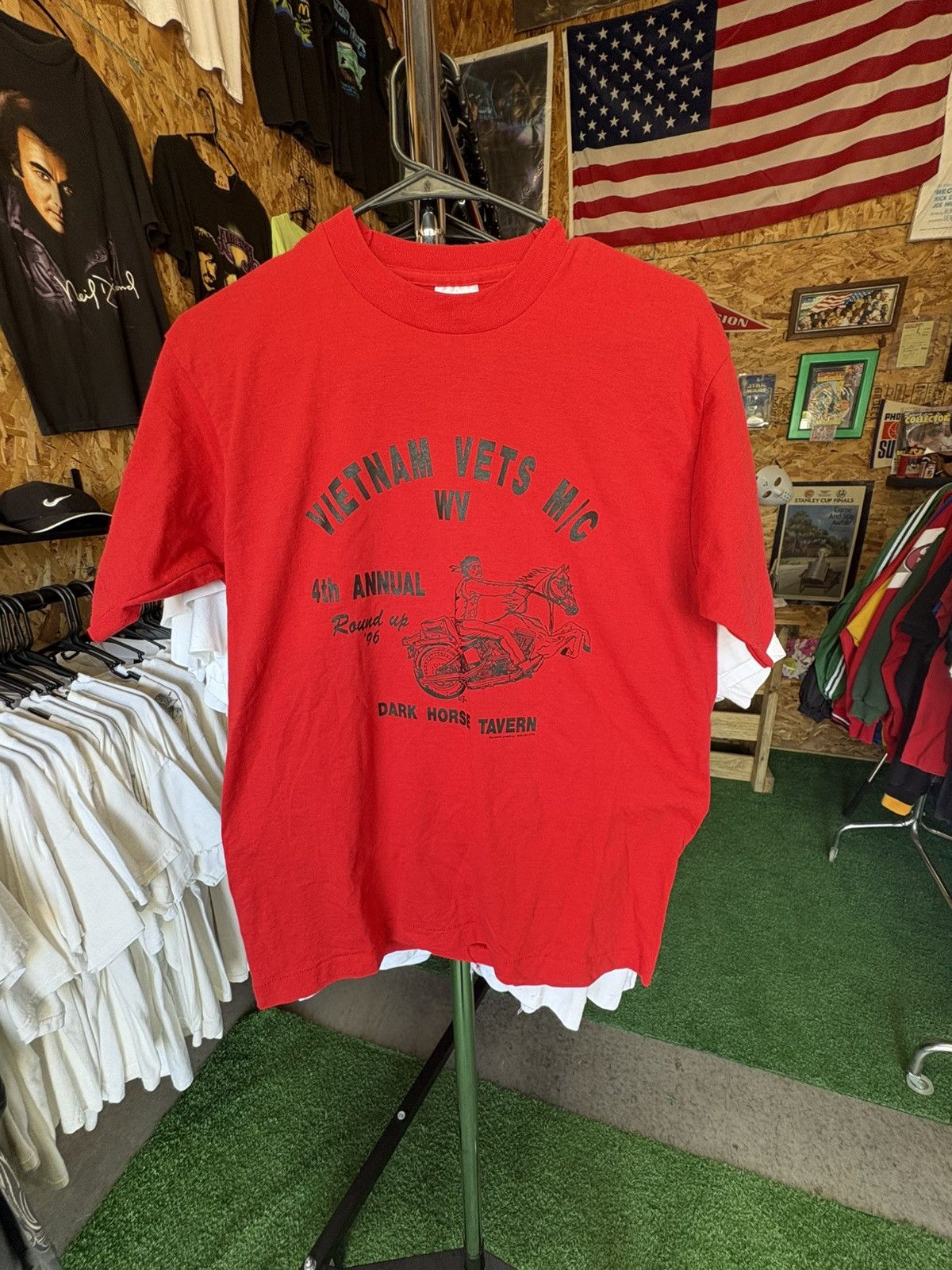 Vintage Vintage 1996 Vietnam War Veterans Roundup T-Shirt Size US M / EU 48-50 / 2 - 1 Thumbnail