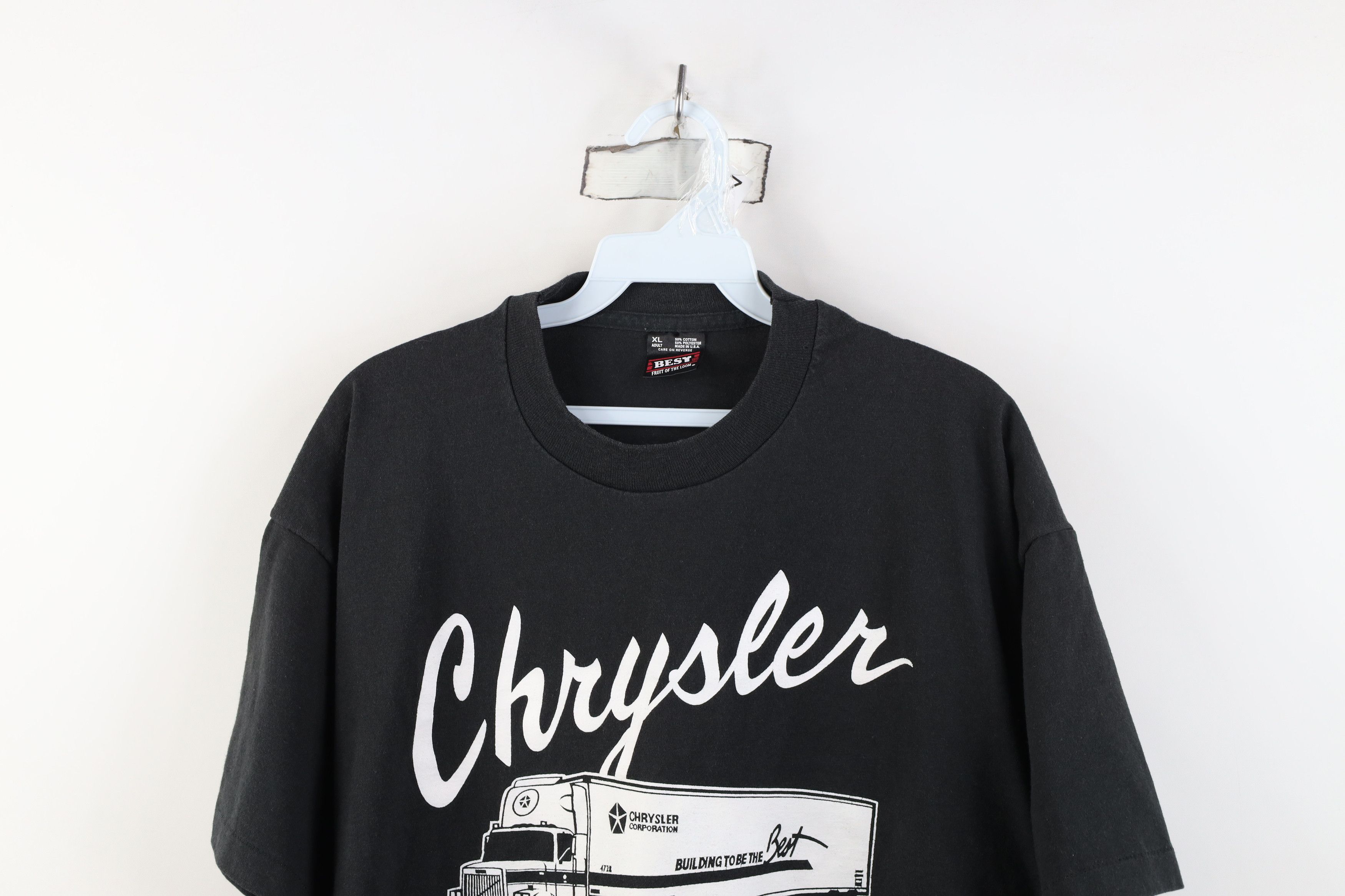 Vintage Vintage 80s 90s Streetwear Transport Trucking T-Shirt USA Size US XL / EU 56 / 4 - 2 Thumbnail