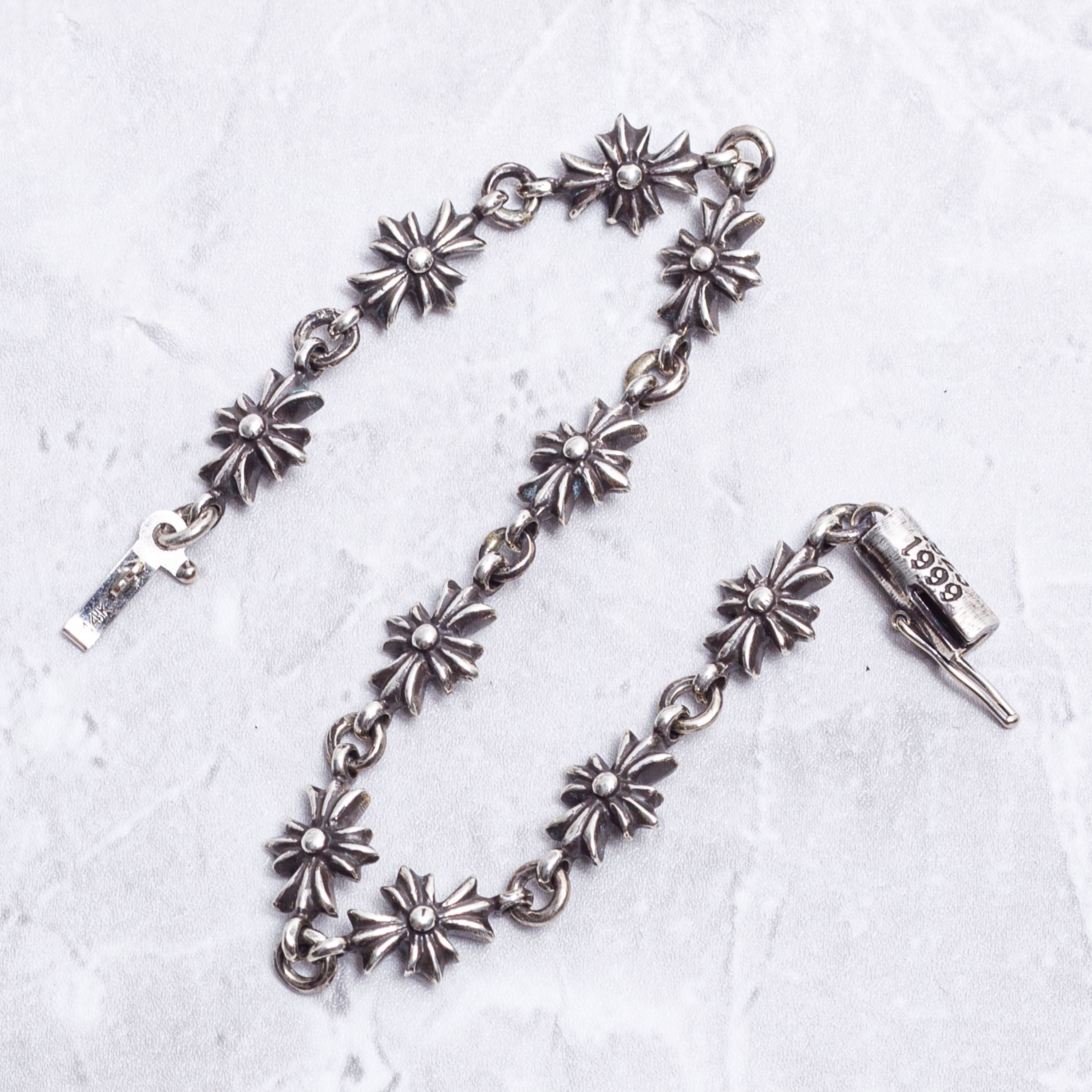 Chrome Hearts CHROME HEARTS Silver Tiny E 10 Bracelet Size ONE SIZE - 6 Thumbnail