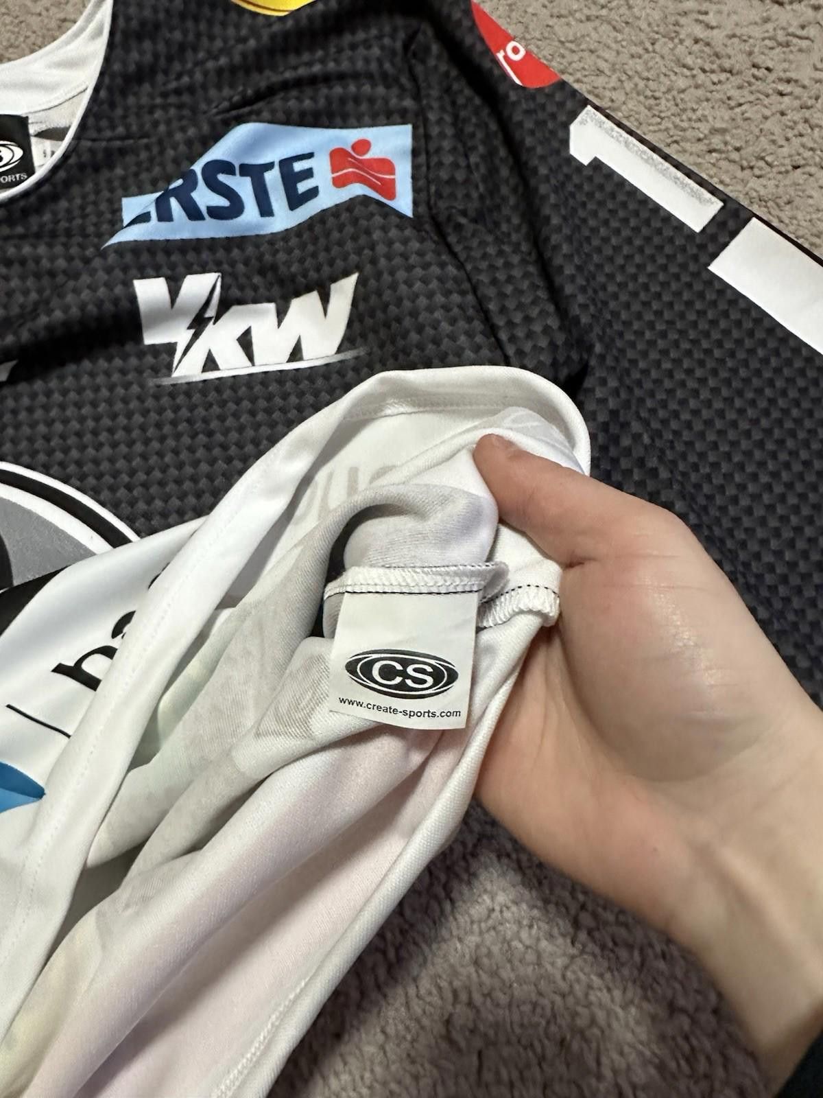 Ccm Dornbirn Bulldogs #12 Vallant 2017/18 Home Ice Hockey Jersey Size US S / EU 44-46 / 1 - 6 Thumbnail