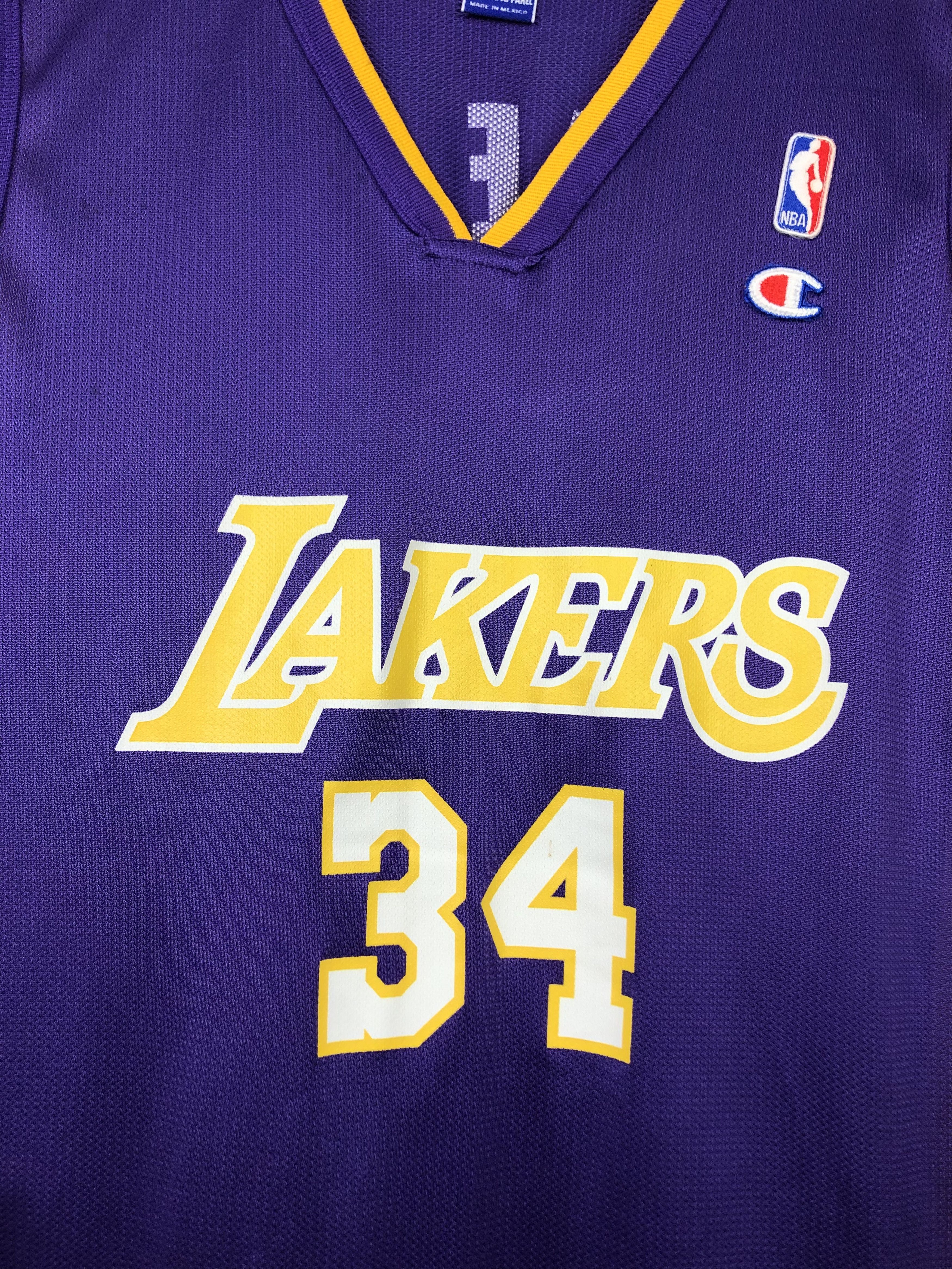 Champion Vintage Champion Los Angeles Lakers Shaquille O'Neal Jersey Size US M / EU 48-50 / 2 - 3 Thumbnail