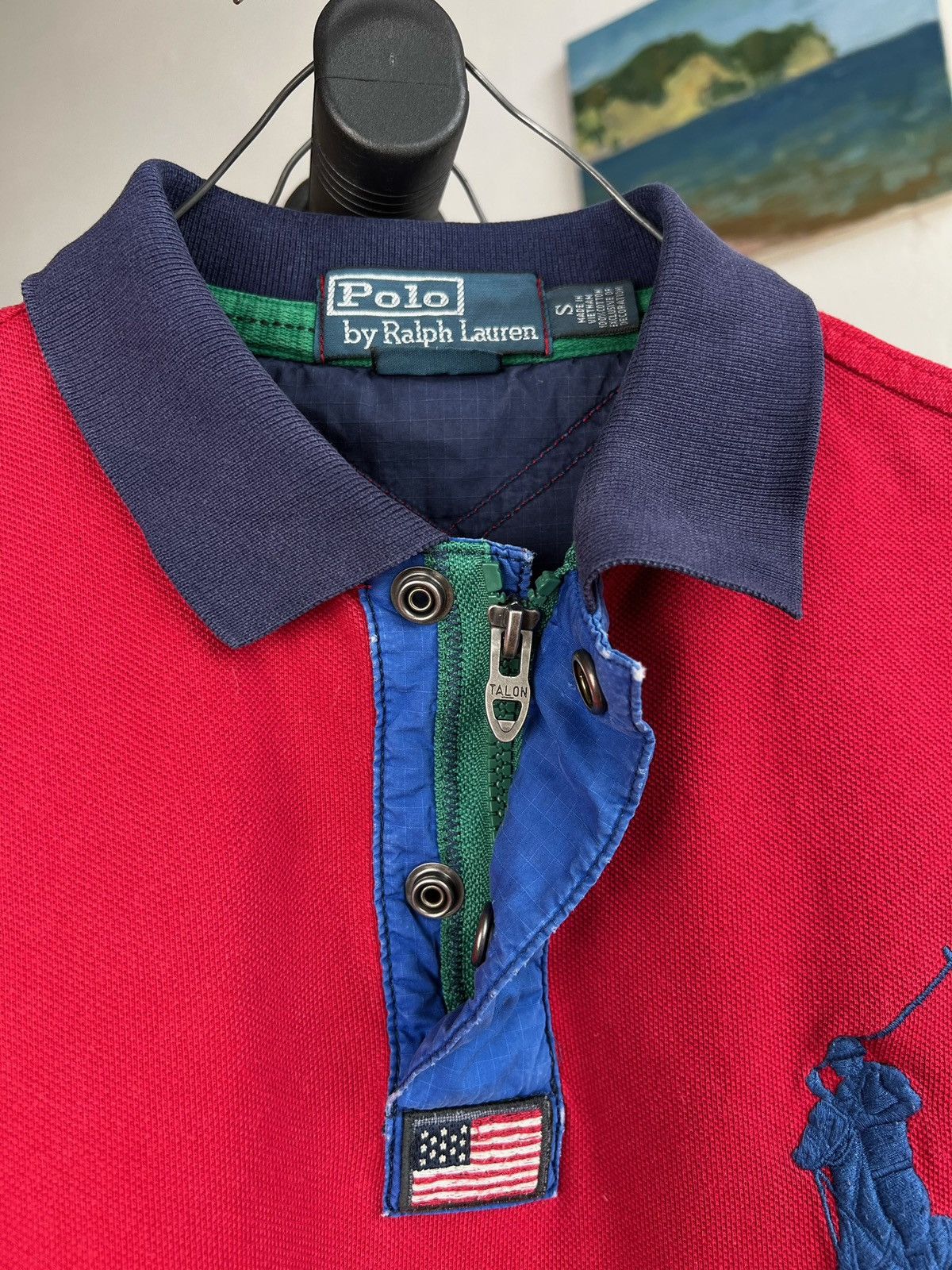 Polo Ralph Lauren × Vintage Polo Ralph Lauren USA flag big pony chief keef y2k swag Size US S / EU 44-46 / 1 - 3 Thumbnail
