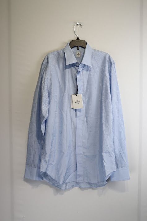 Berluti o1rshd1 Button Up Shirt in Sky Blue Size US M / EU 48-50 / 2 - 1 Thumbnail