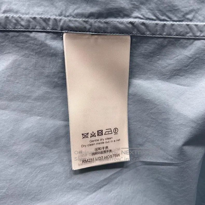 Louis Vuitton Louis Vuitton 23 FW Painted LOGO Sky Blue Shirt Size US L / EU 52-54 / 3 - 3 Thumbnail
