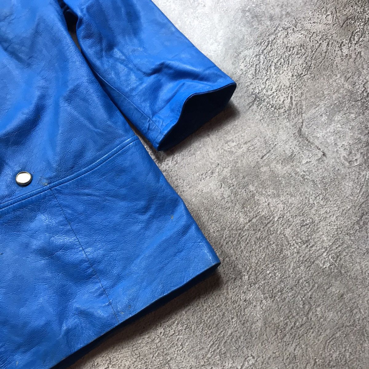 Vintage Vintage Y2K Blue Oversized Blazer Streetwear Casual Washed S Size S / US 4 / IT 40 - 5 Thumbnail