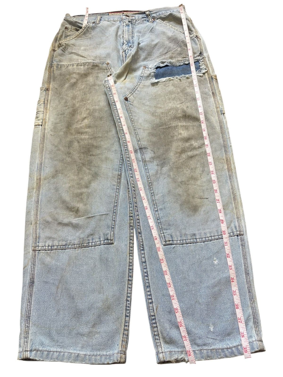 Arizona Jean Co. Vintage Arizona Double Knee Distress Carpenter Jeans Size US 31 - 7 Thumbnail