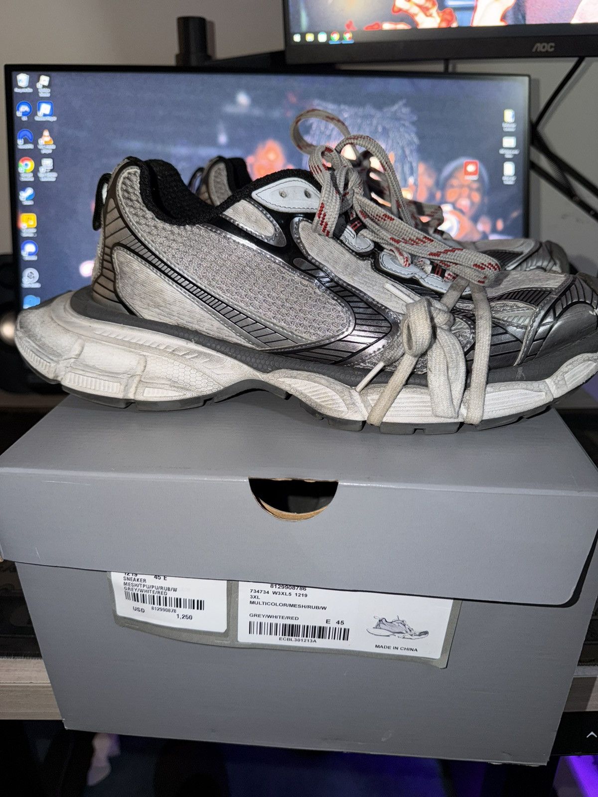 Balenciaga Balenciaga 3xl Sneakers Size US 12 / EU 45 - 2 Thumbnail